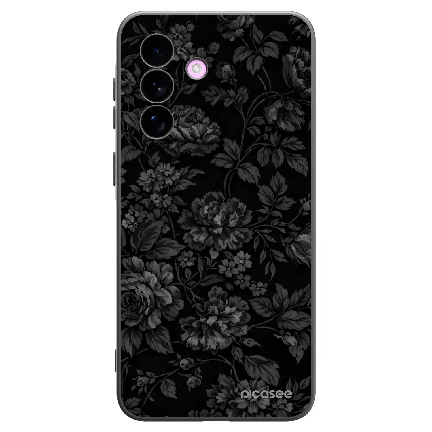 Silikonový černý obal pro Samsung Galaxy A57 5G - Dark Romance