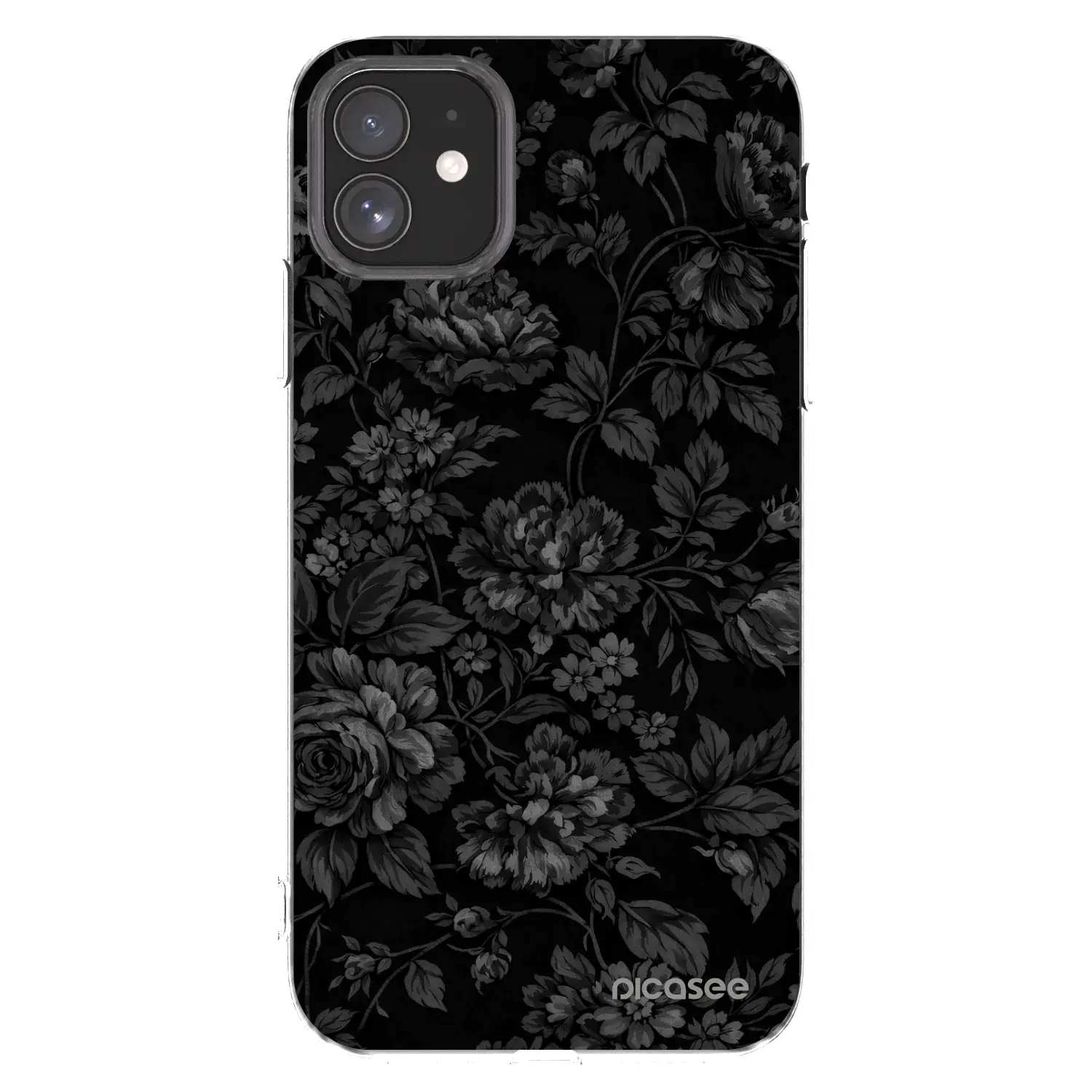 Silikonový průhledný obal pro Apple iPhone 11 - Dark Romance
