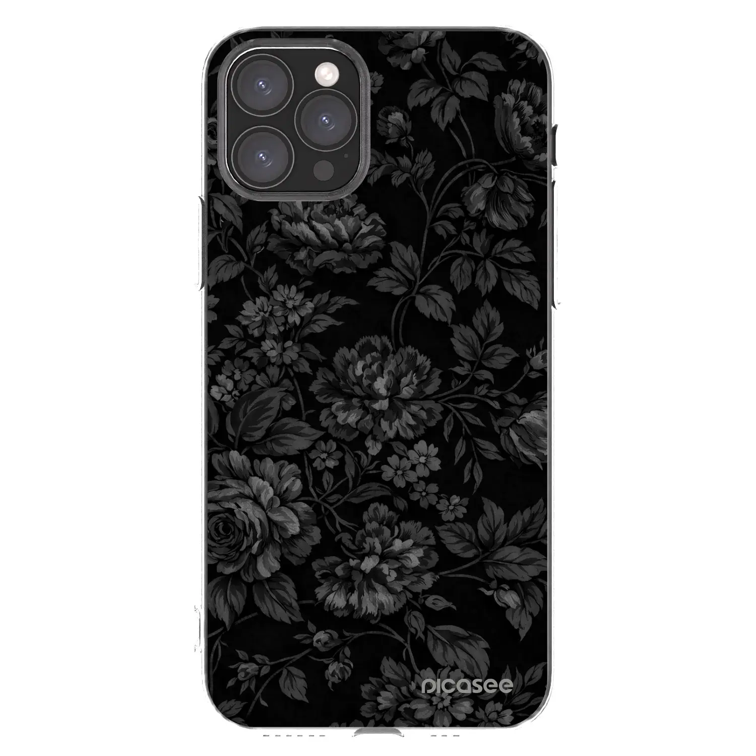 Silikonový průhledný obal pro Apple iPhone 11 Pro - Dark Romance