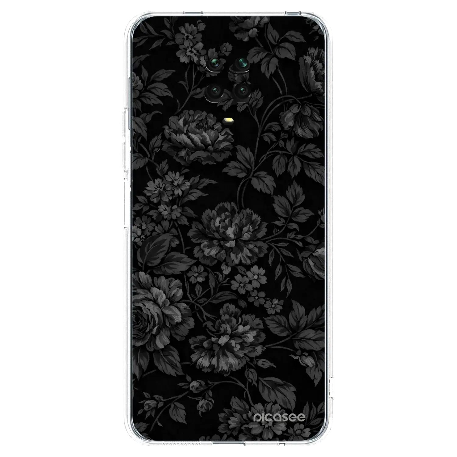 Silikonový průhledný obal pro Xiaomi Redmi Note 9 Pro - Dark Romance