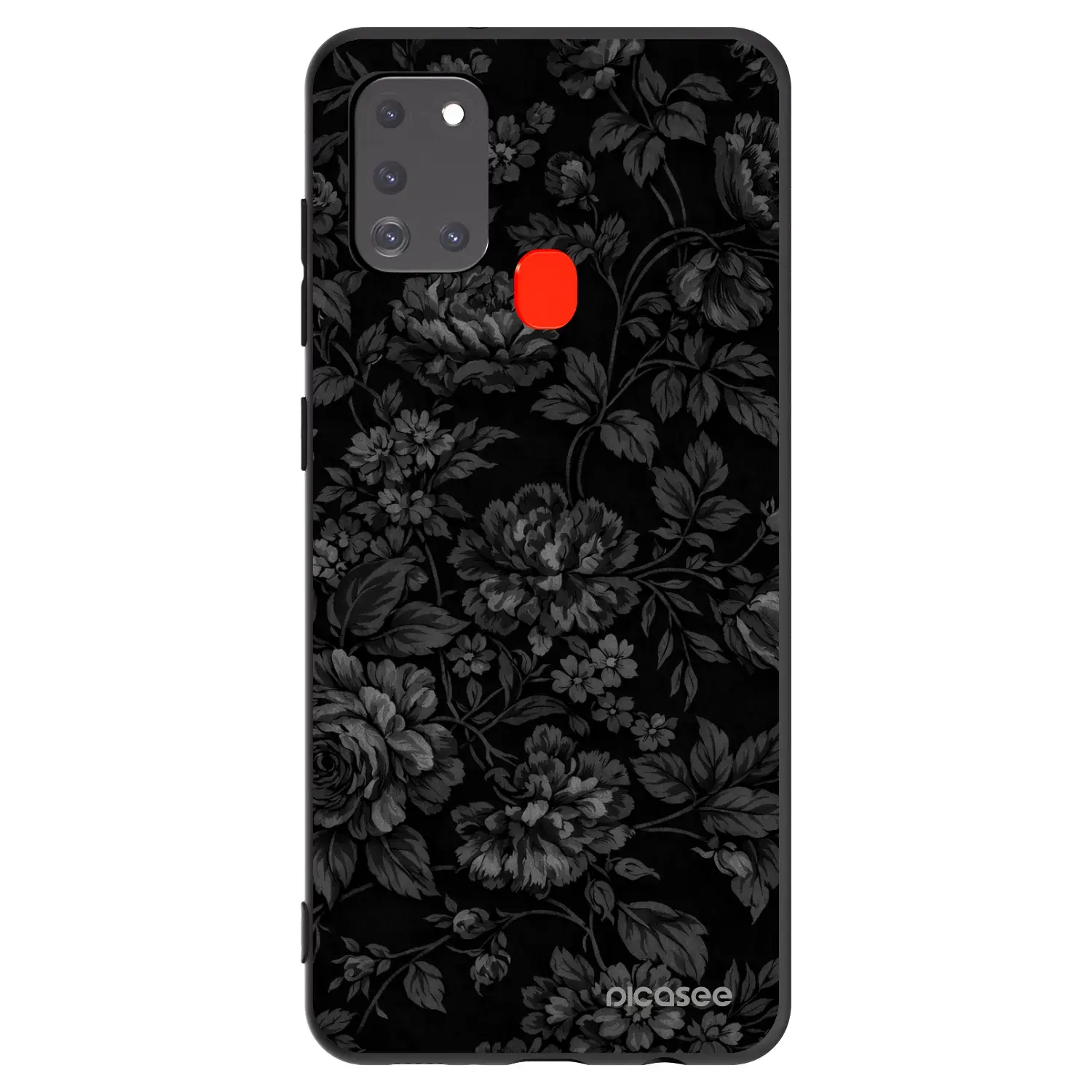 Silikonový černý obal pro Samsung Galaxy A21s - Dark Romance