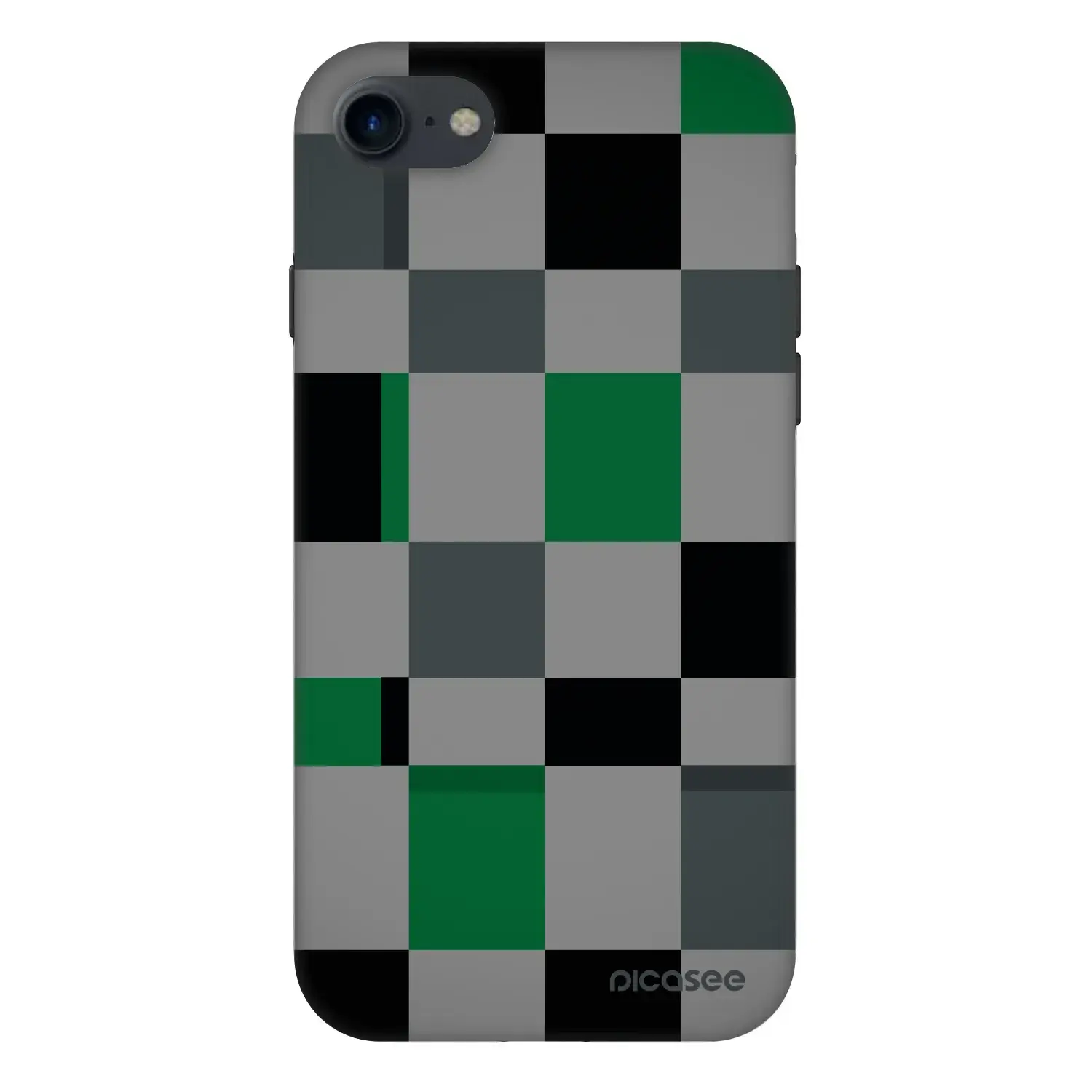 Fashion Case pro Apple iPhone SE 2022 - Block Grid
