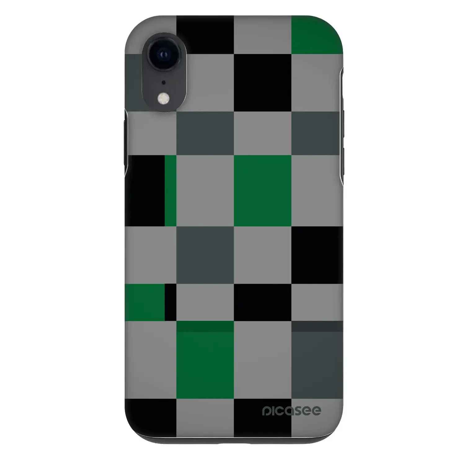 Fashion Case pro Apple iPhone XR - Block Grid
