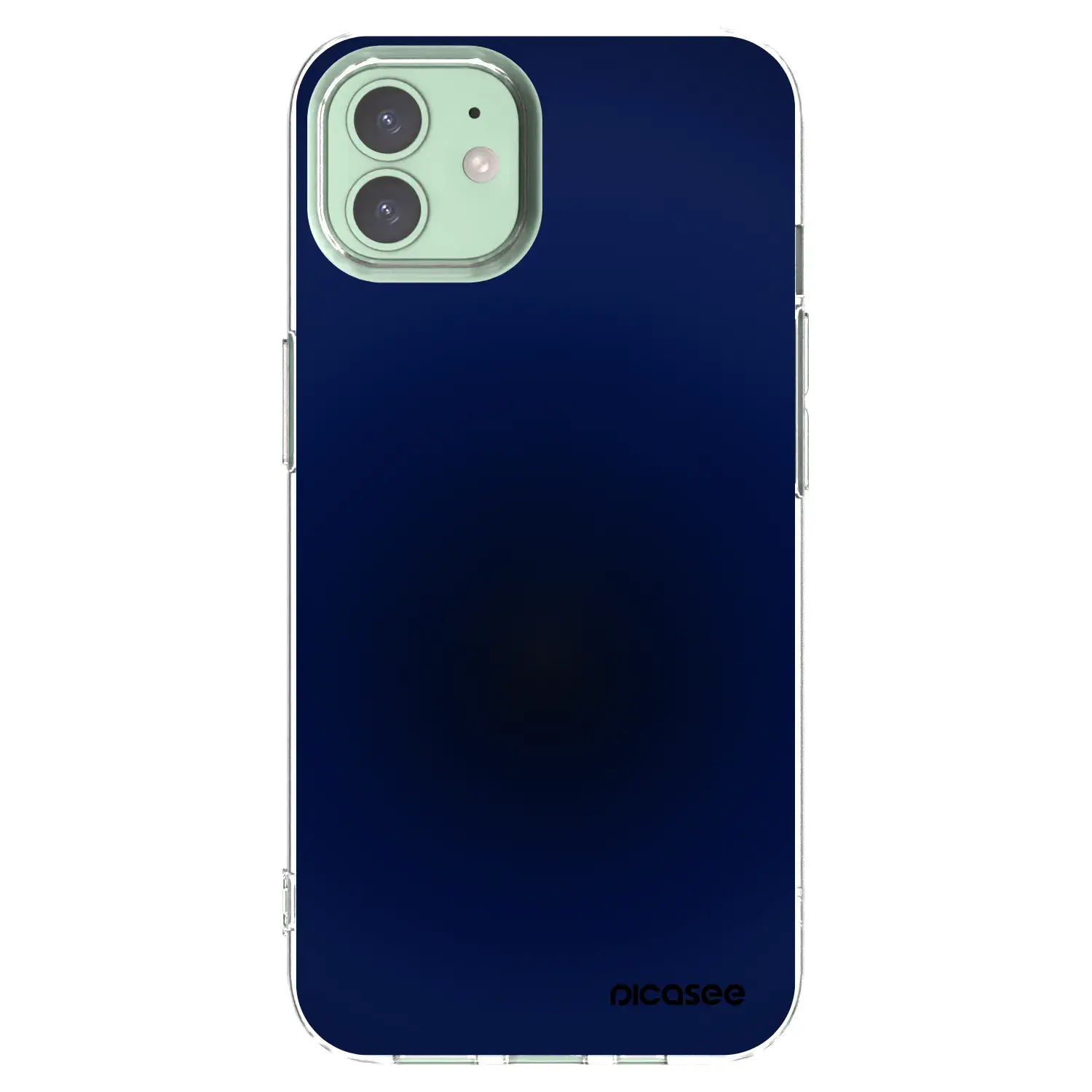 Silikonový průhledný obal pro Apple iPhone 12 - Deep Ocean