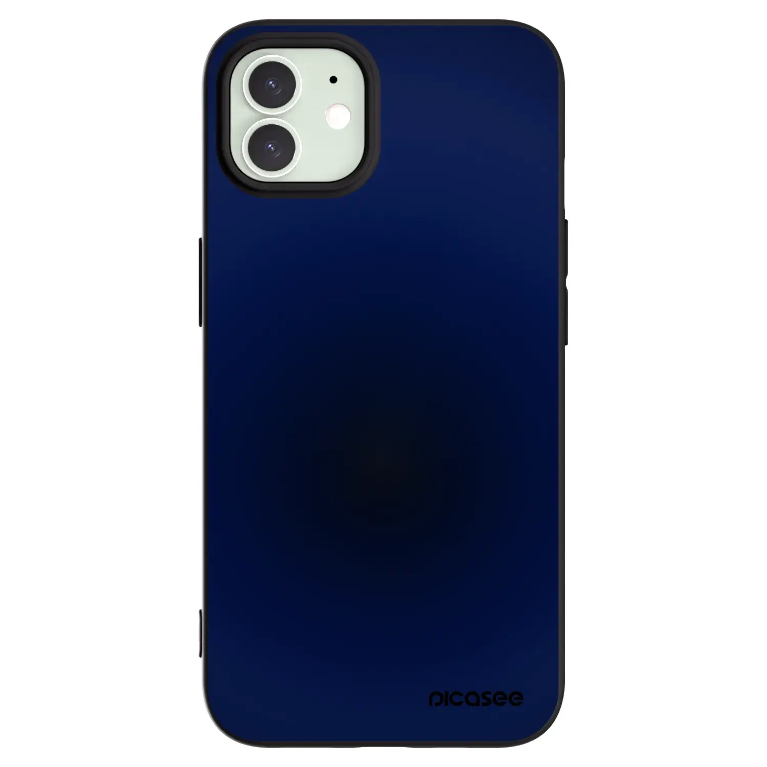 Silikonový černý obal pro Apple iPhone 12 Pro - Deep Ocean