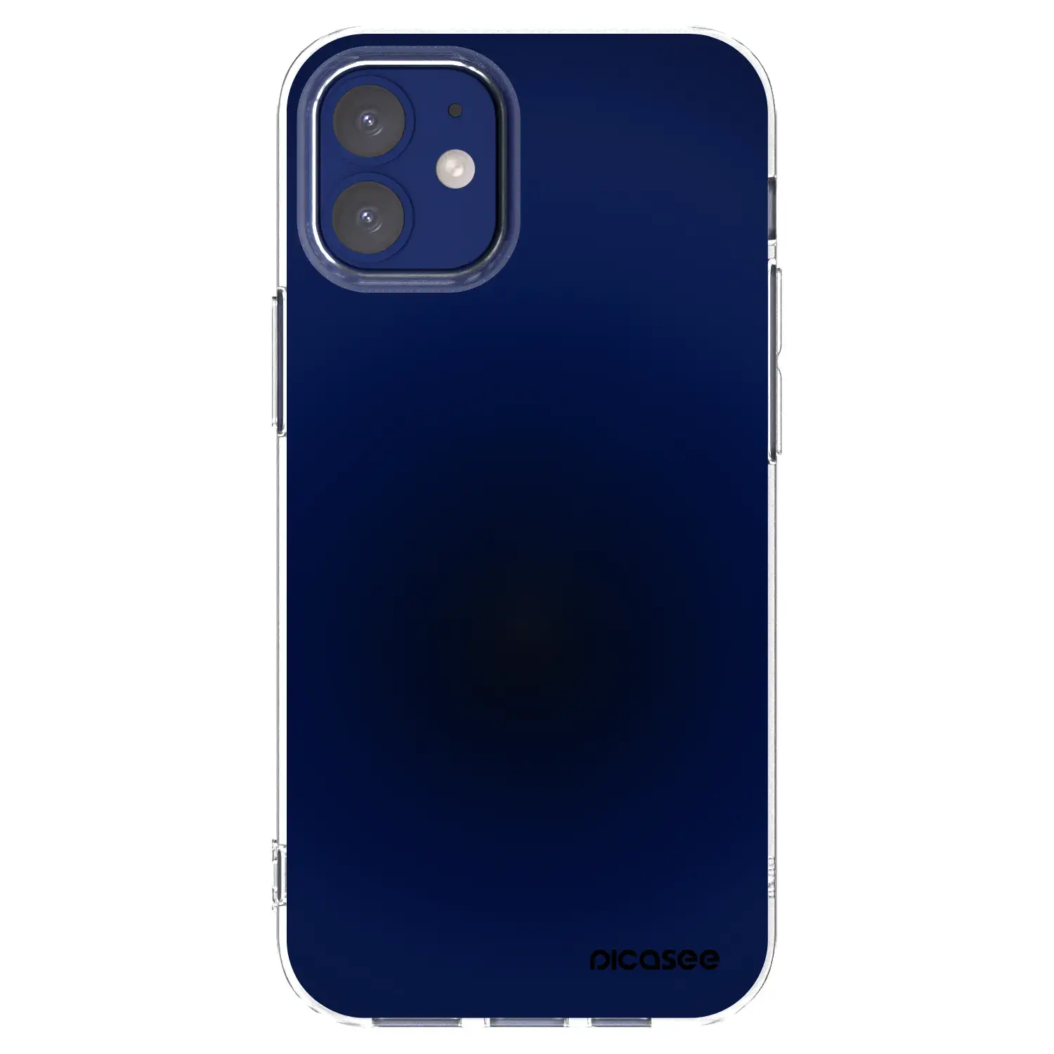 Silikonový průhledný obal pro Apple iPhone 12 mini - Deep Ocean
