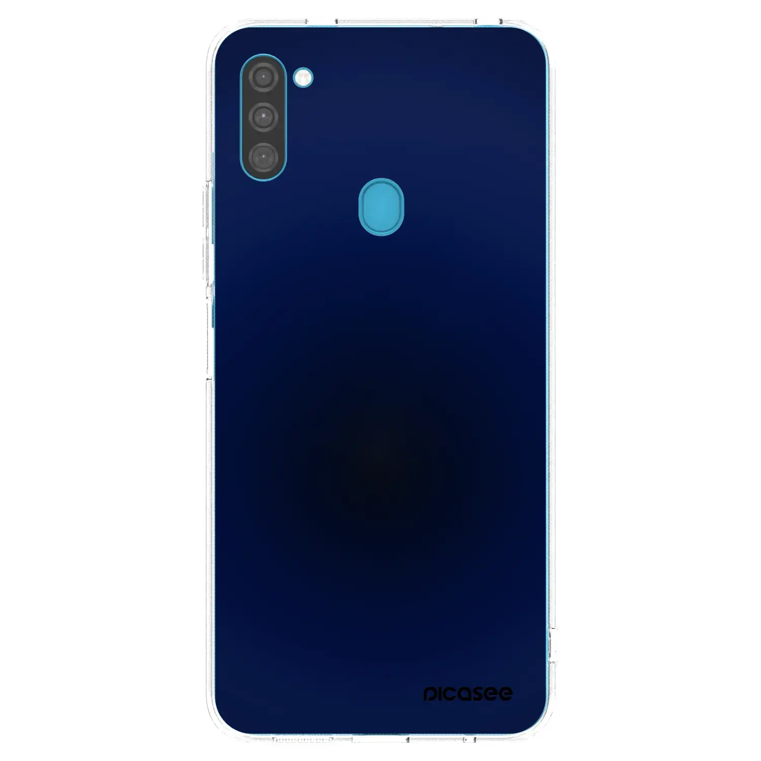 Silikonový průhledný obal pro Samsung Galaxy M11 - Deep Ocean