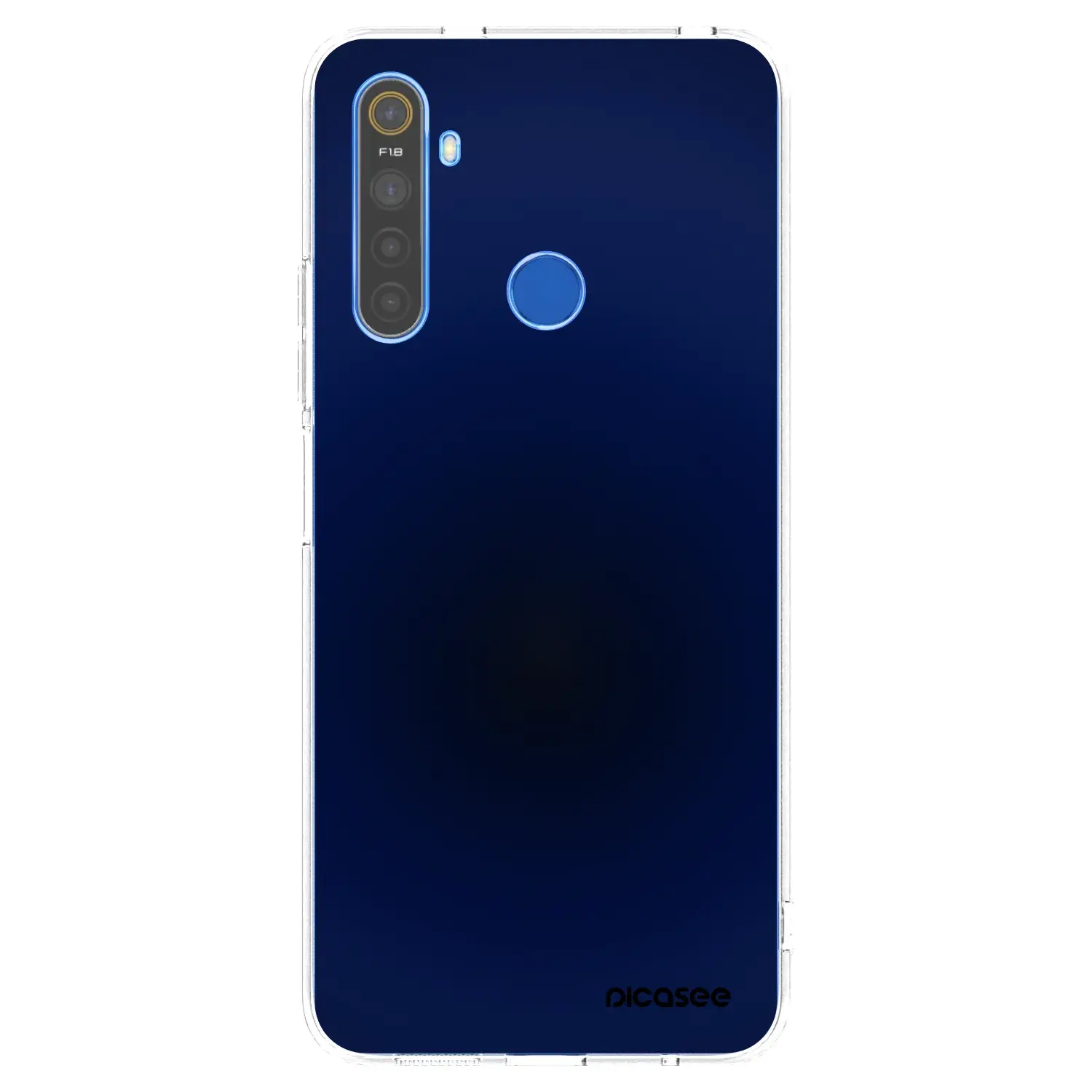 Silikonový průhledný obal pro Realme 5 - Deep Ocean