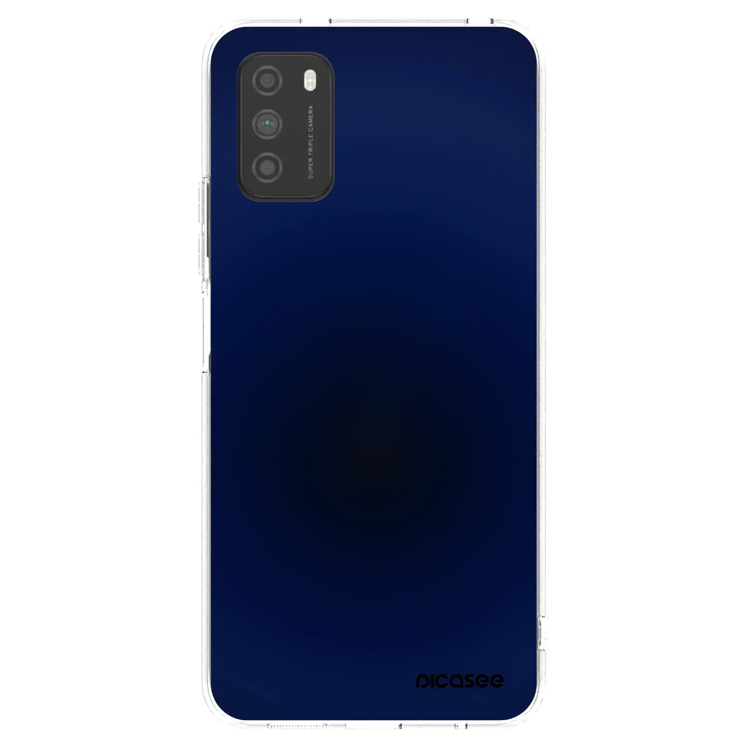 Silikonový průhledný obal pro Xiaomi Poco M3 - Deep Ocean