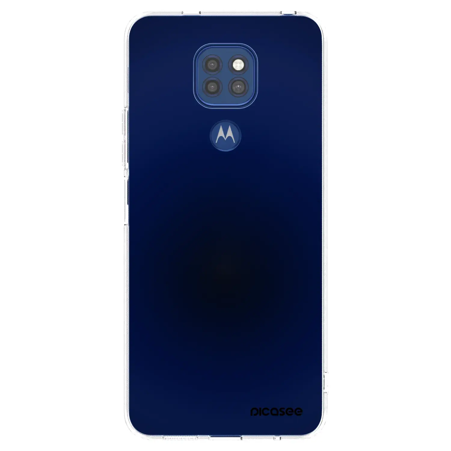 Silikonový průhledný obal pro Motorola Moto G9 Play - Deep Ocean
