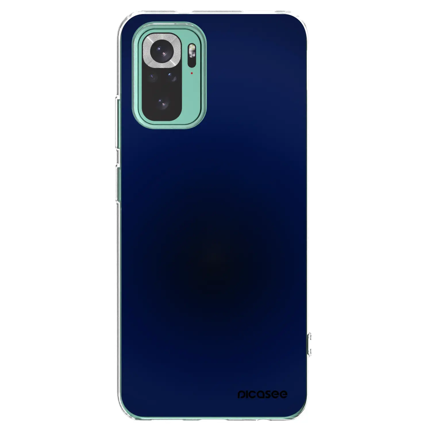 Silikonový průhledný obal pro Xiaomi Redmi Note 10 Pro - Deep Ocean