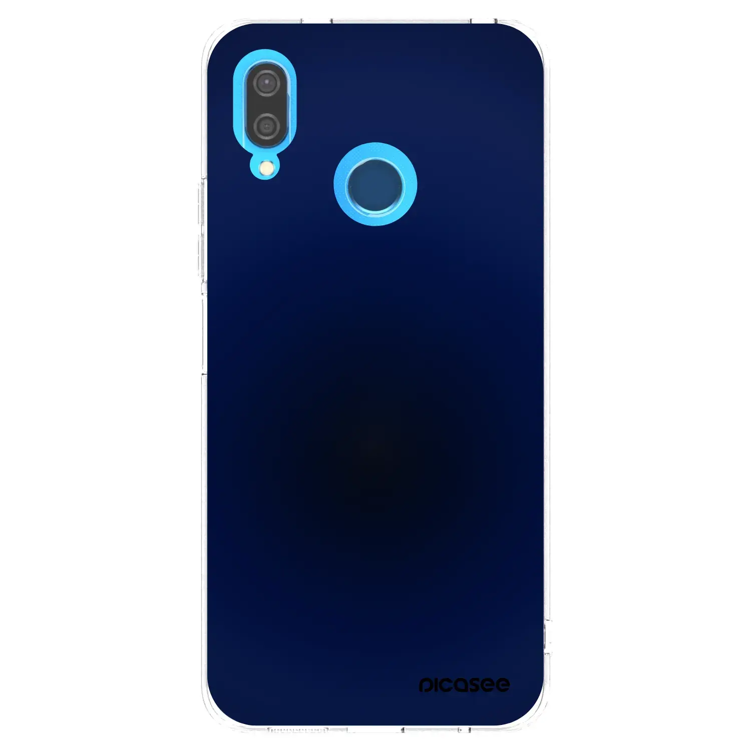 Silikonový průhledný obal pro Huawei P20 Lite - Deep Ocean