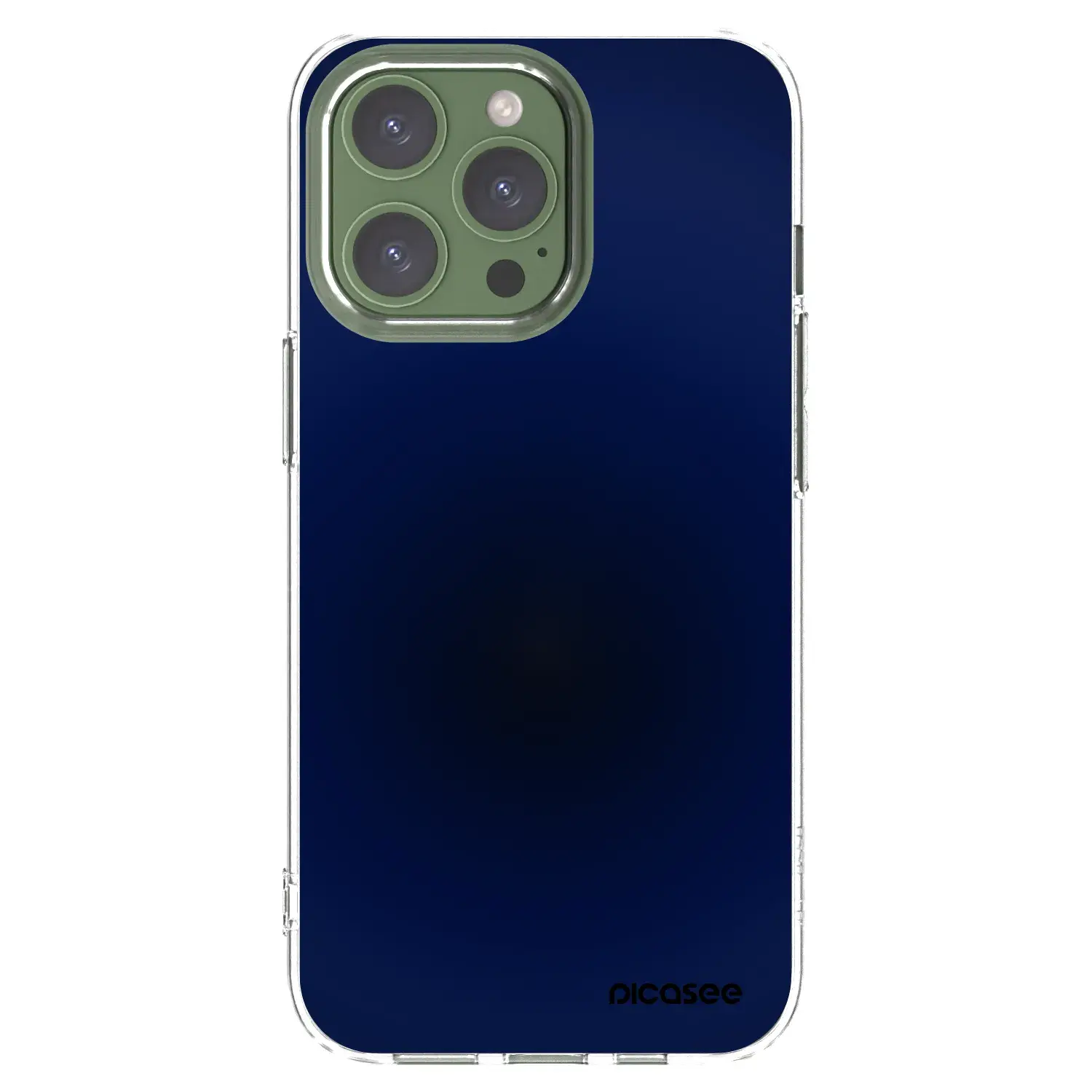 Silikonový průhledný obal pro Apple iPhone 13 Pro - Deep Ocean