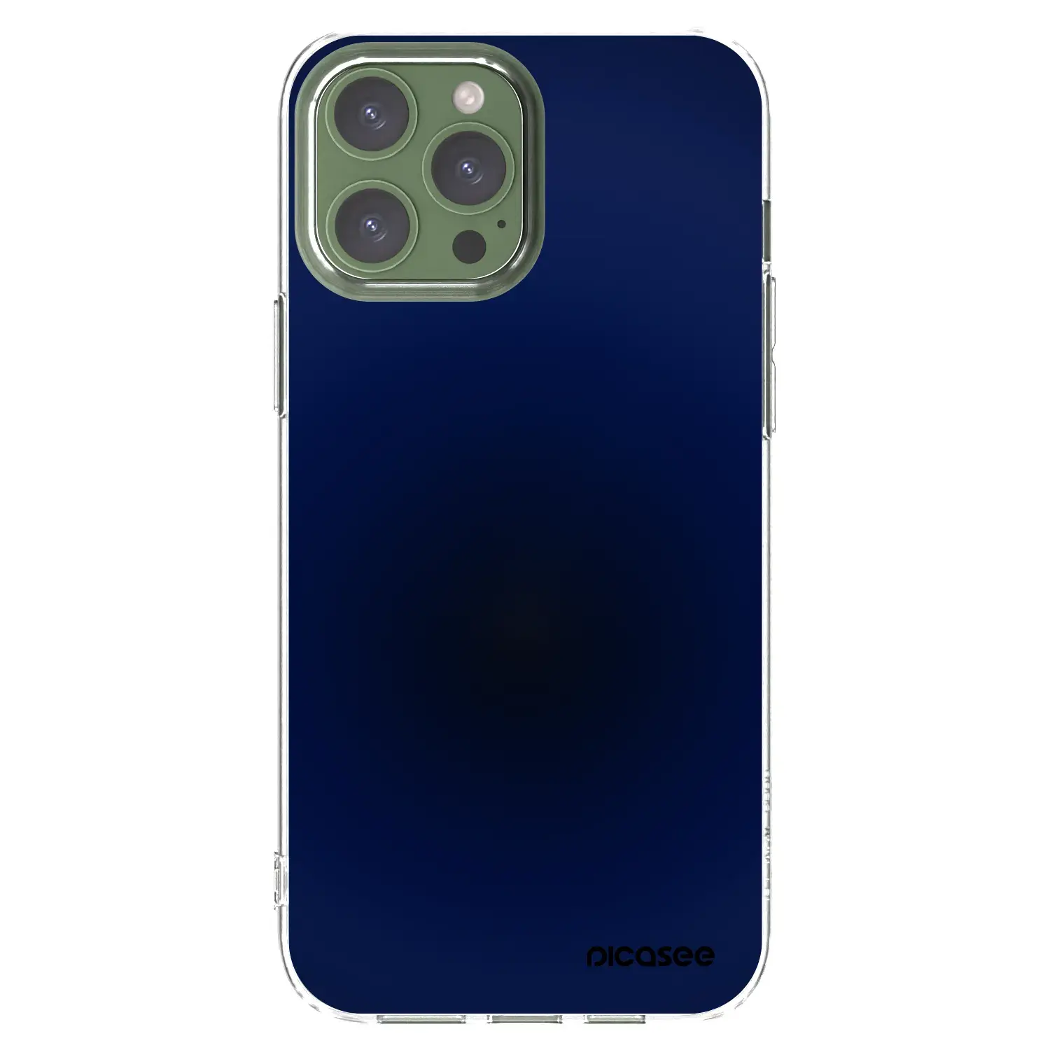 Silikonový průhledný obal pro Apple iPhone 13 Pro Max - Deep Ocean