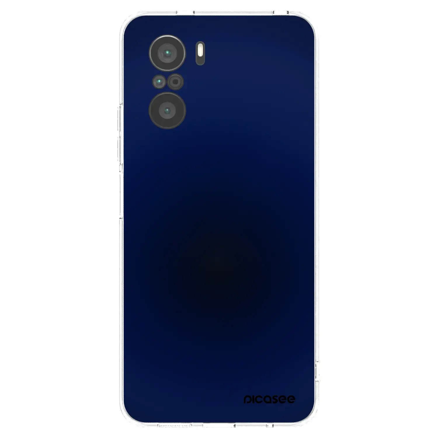 Silikonový průhledný obal pro Xiaomi Poco F3 - Deep Ocean