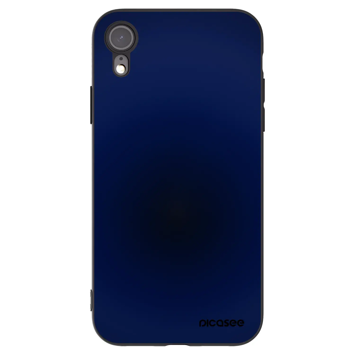 Silikonový černý obal pro Apple iPhone XR - Deep Ocean