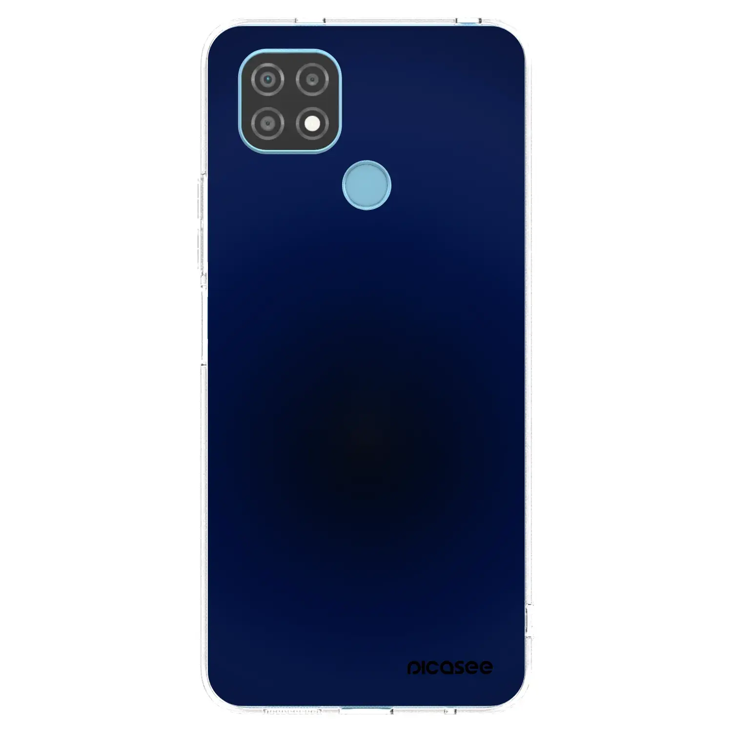 Silikonový průhledný obal pro Realme C21 - Deep Ocean