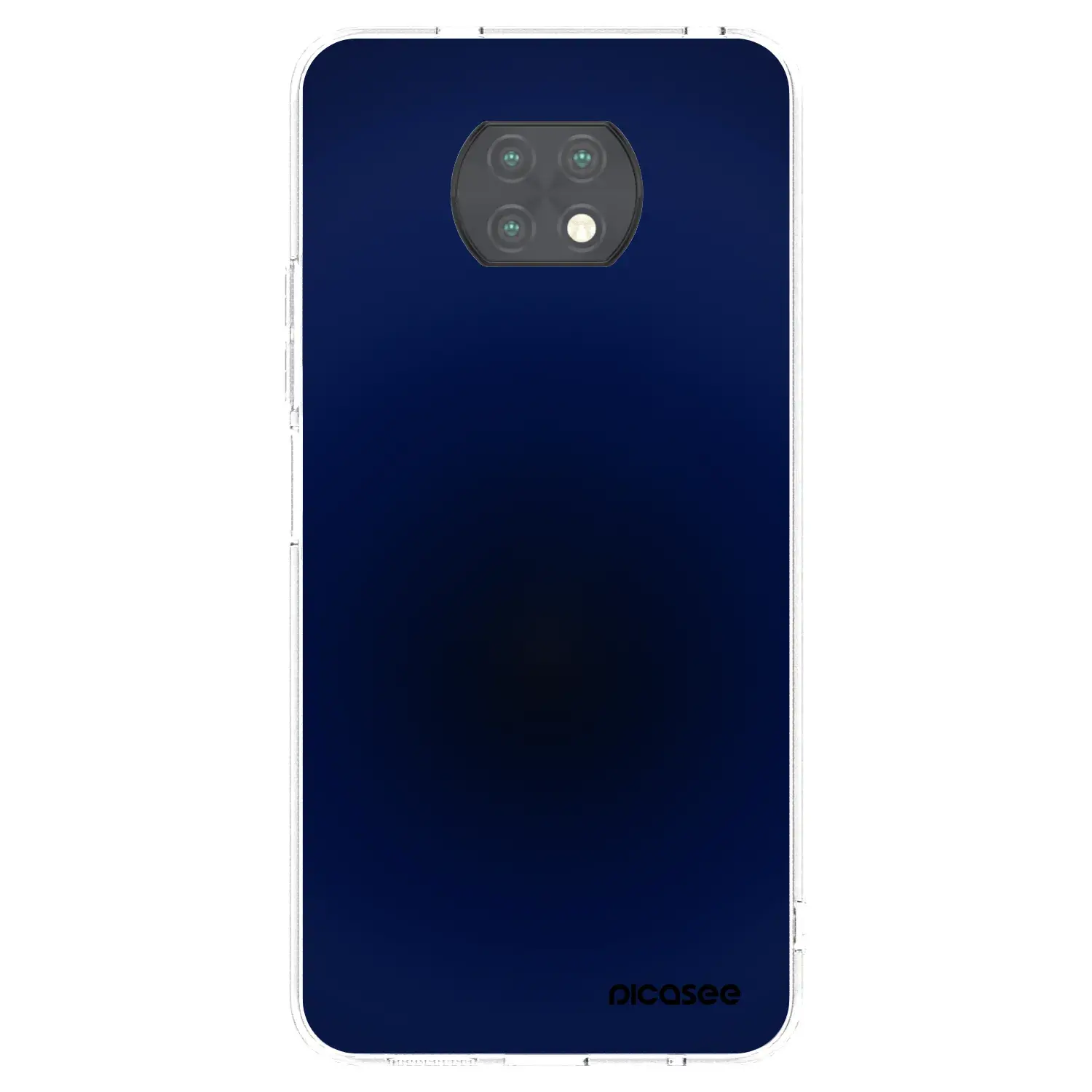 Silikonový průhledný obal pro Xiaomi Redmi Note 9T - Deep Ocean