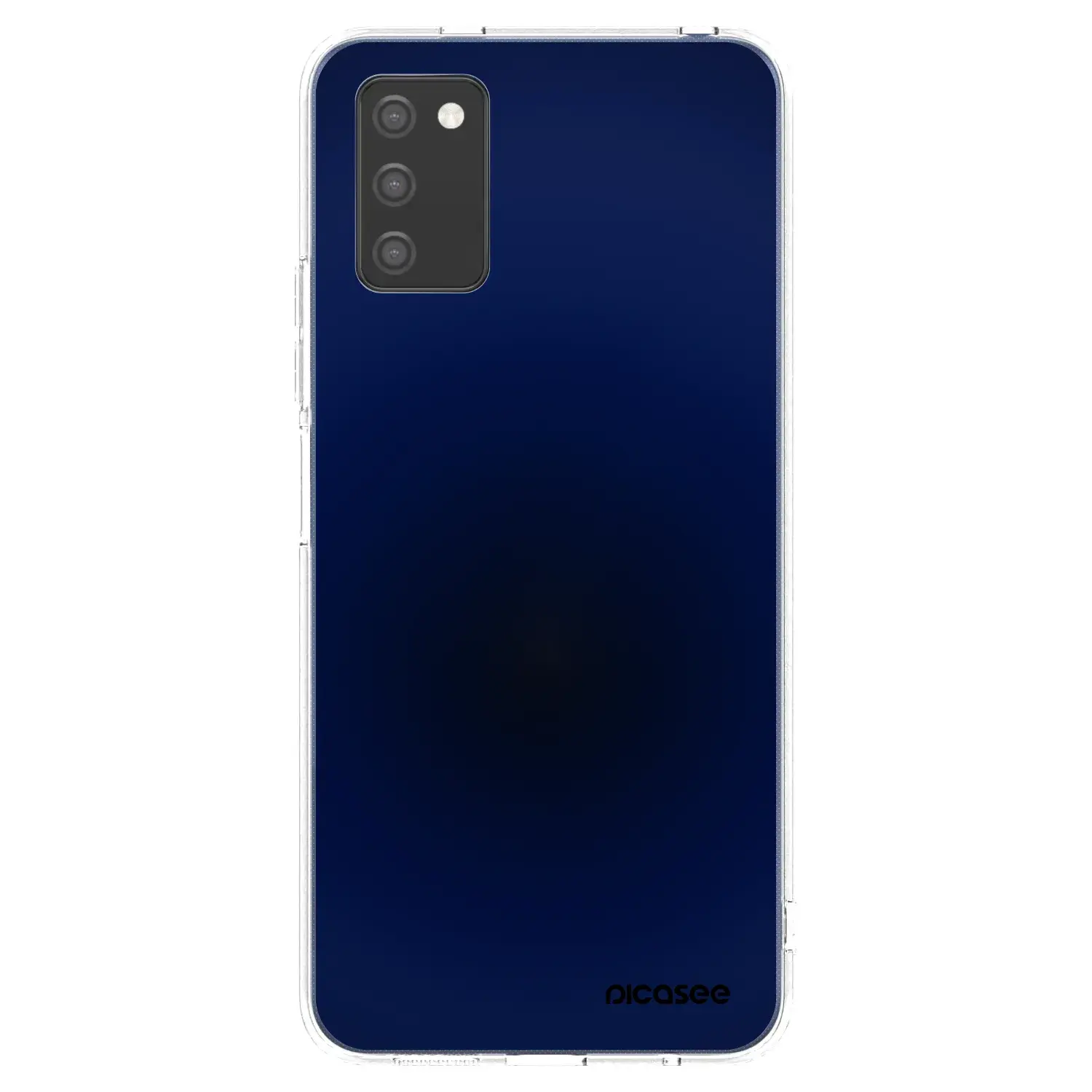 Silikonový průhledný obal pro Samsung Galaxy A03s A037G - Deep Ocean