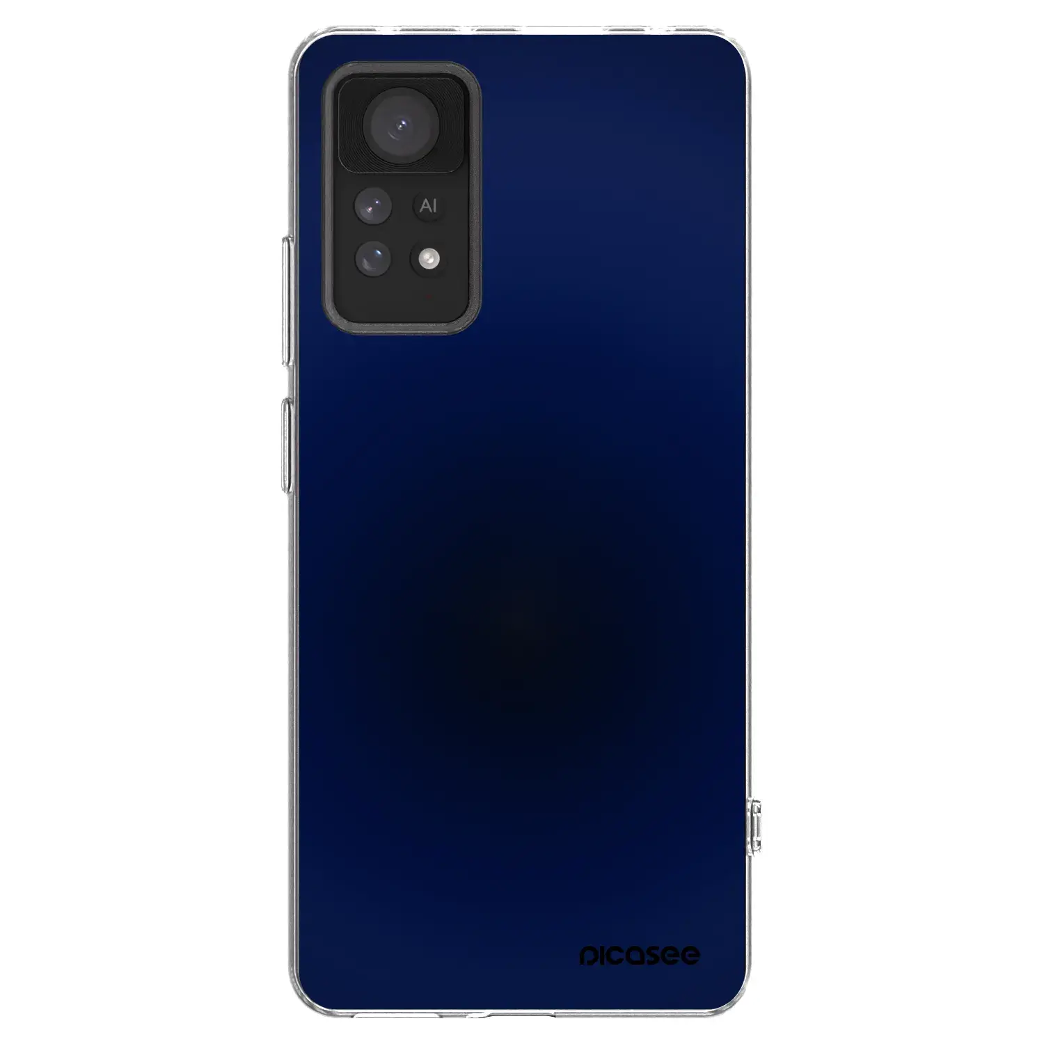 Silikonový průhledný obal pro Xiaomi Redmi Note 11 Pro 5G - Deep Ocean