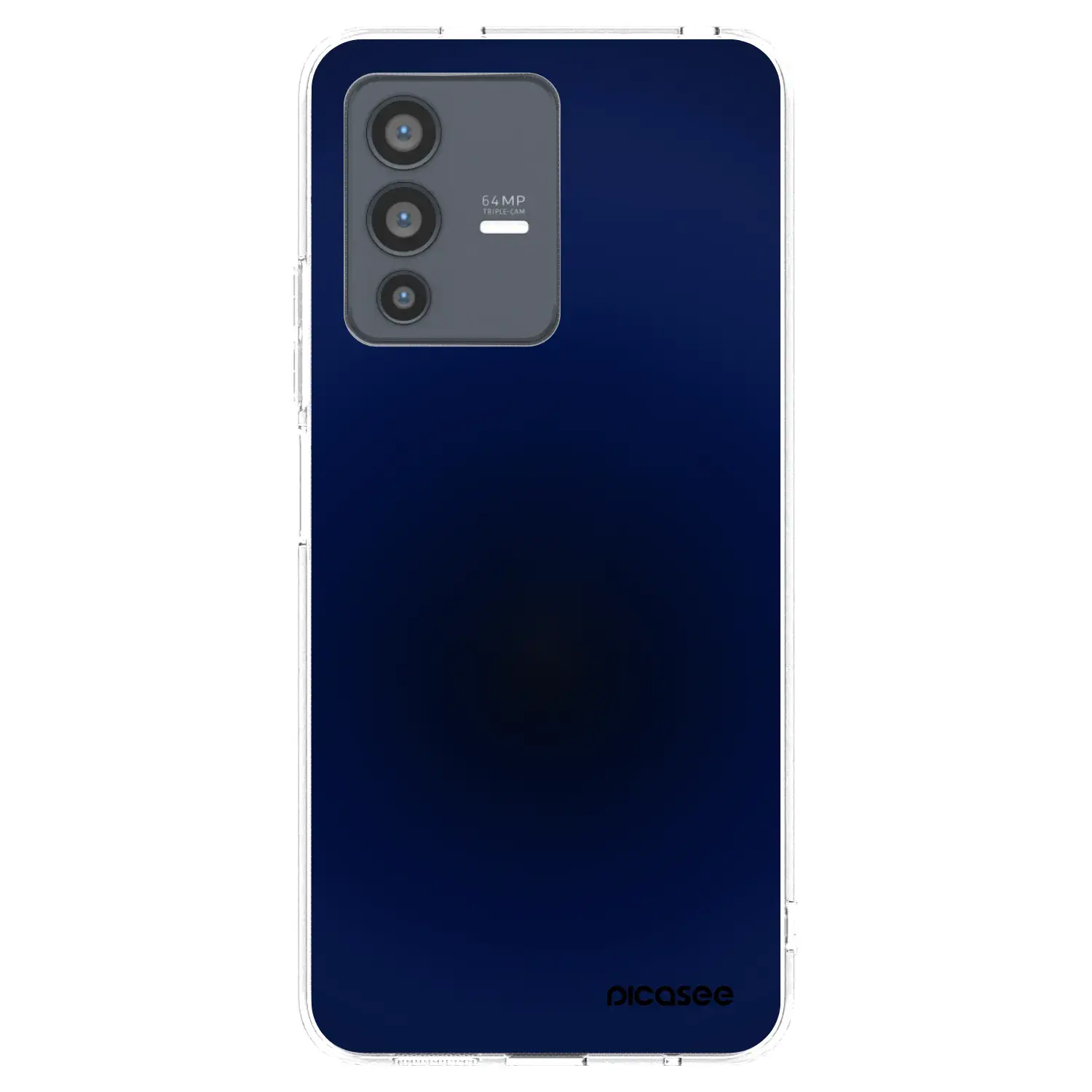 Silikonový průhledný obal pro Vivo V23 5G - Deep Ocean