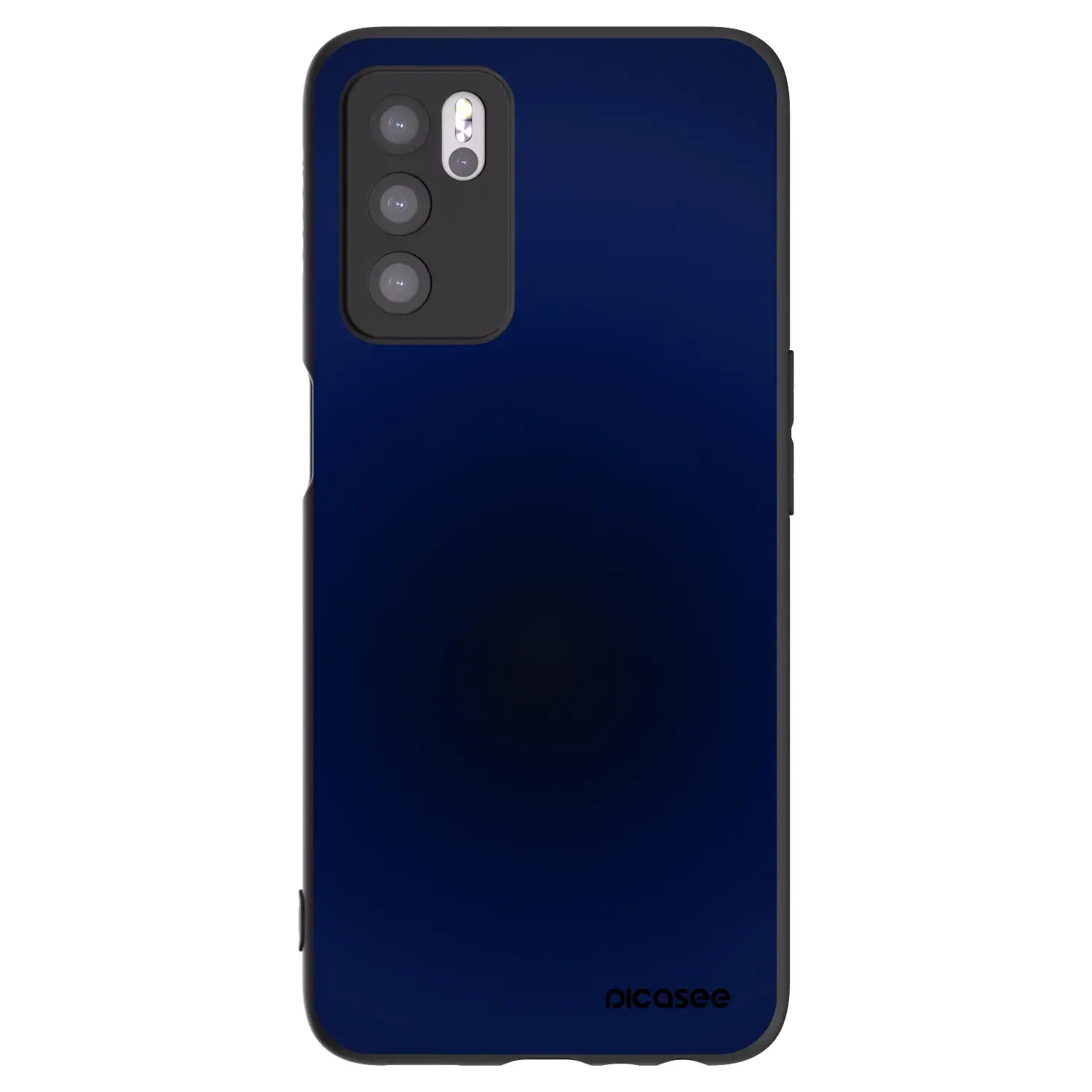 Silikonový černý obal pro OPPO A16s - Deep Ocean