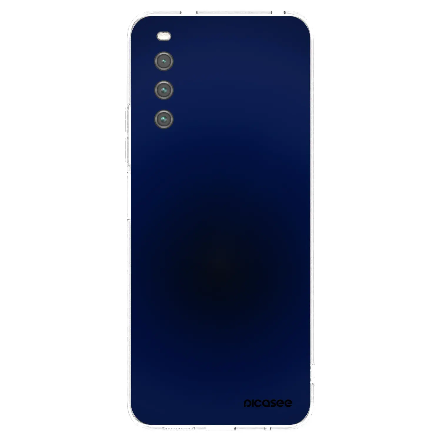 Silikonový průhledný obal pro Sony Xperia 10 IV 5G - Deep Ocean