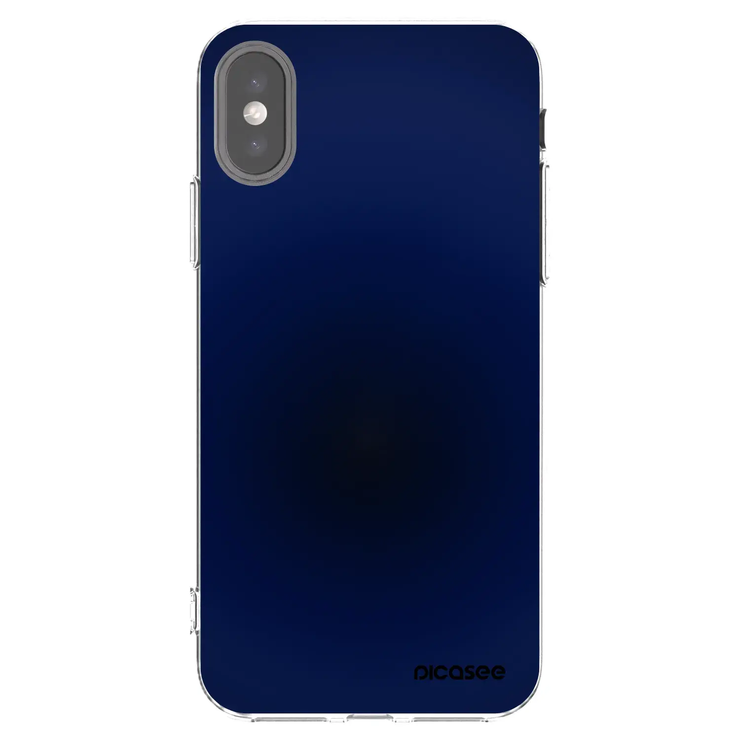 Silikonový průhledný obal pro Apple iPhone X/XS - Deep Ocean