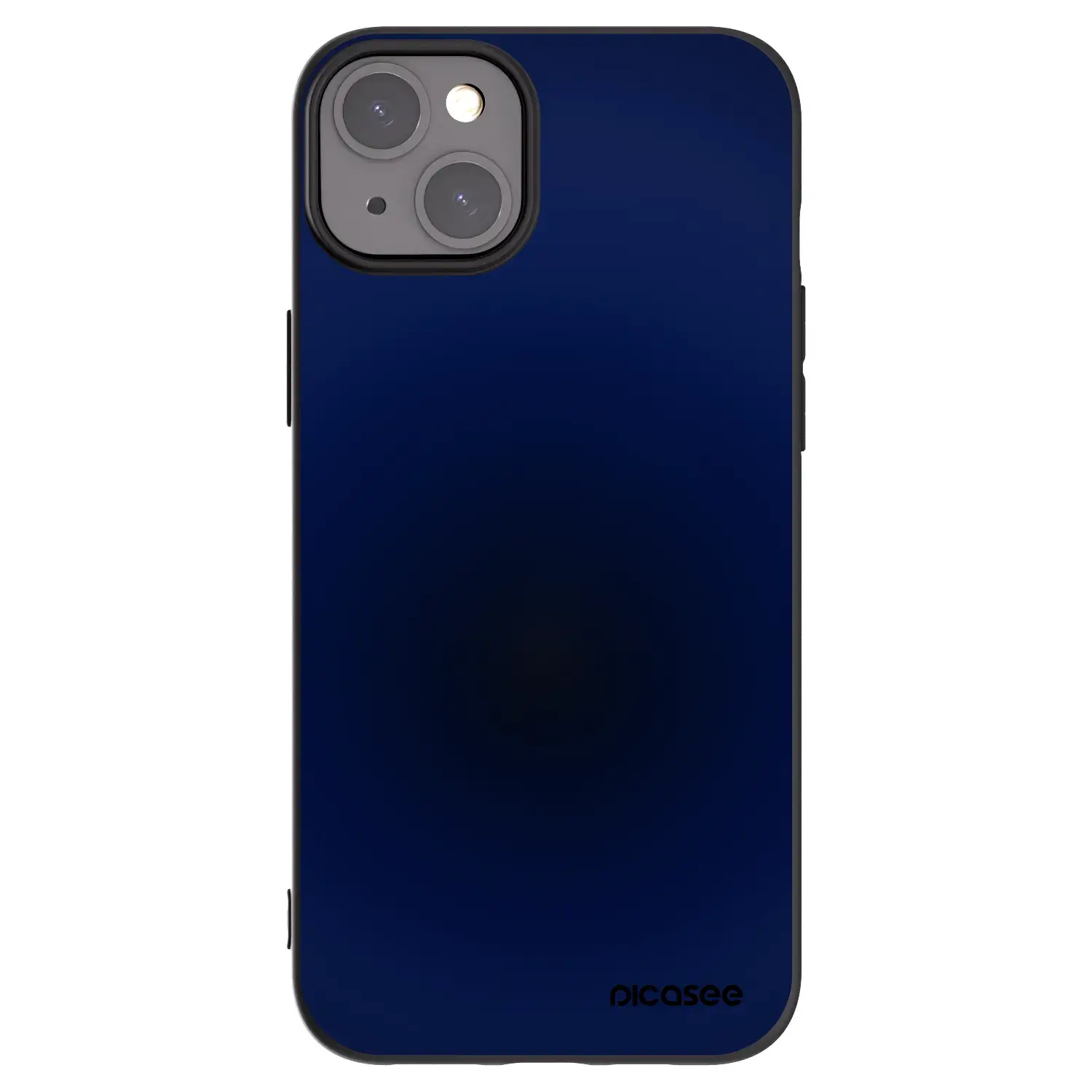 Silikonový černý obal pro Apple iPhone 15 Plus - Deep Ocean