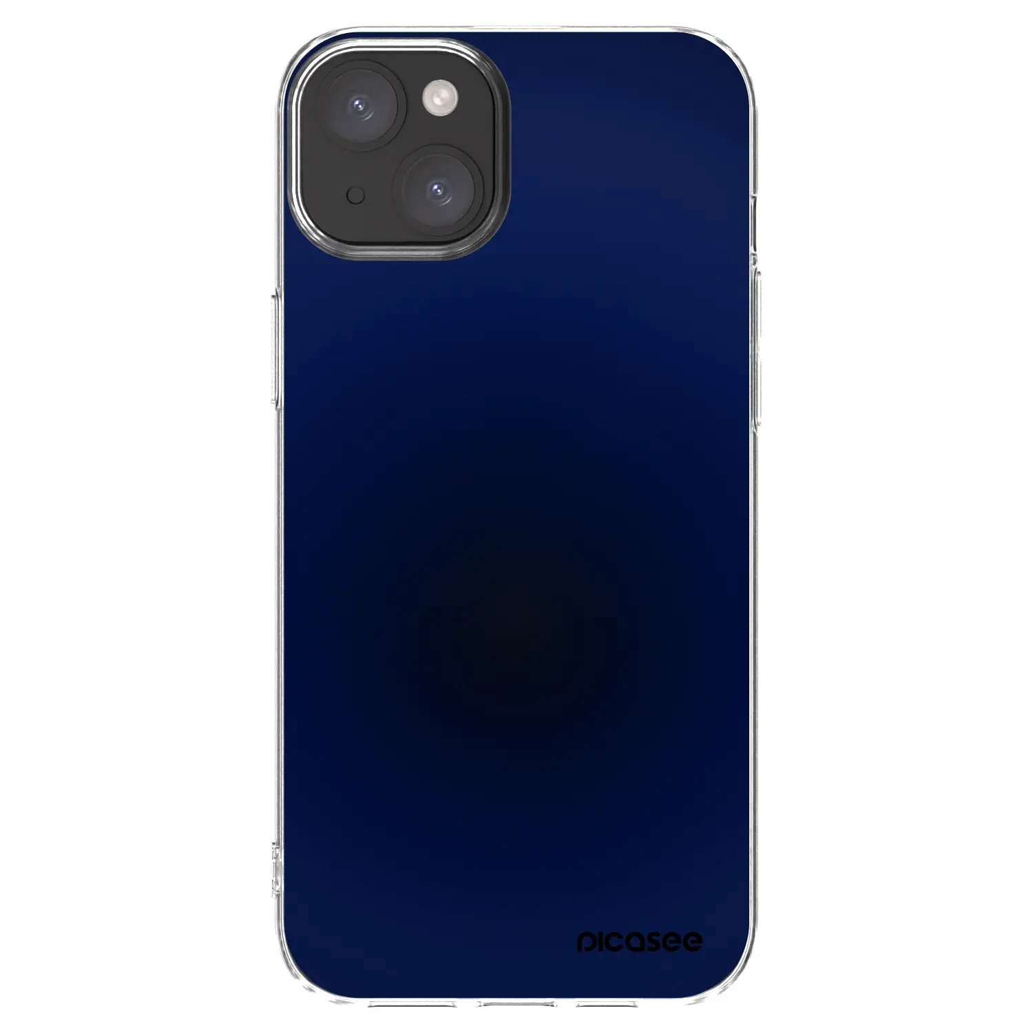 Silikonový průhledný obal pro Apple iPhone 15 Plus - Deep Ocean