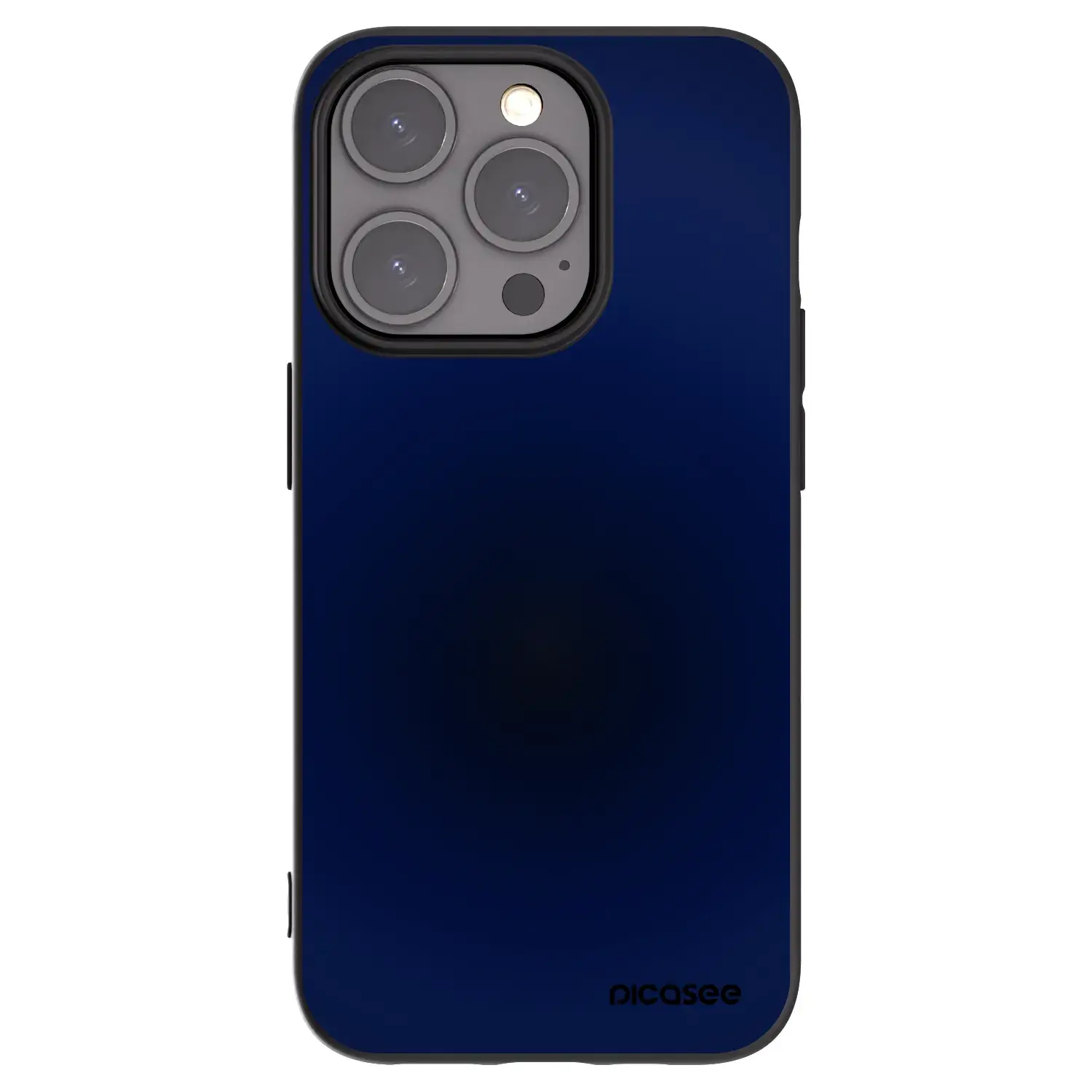 Silikonový černý obal pro Apple iPhone 15 Pro - Deep Ocean
