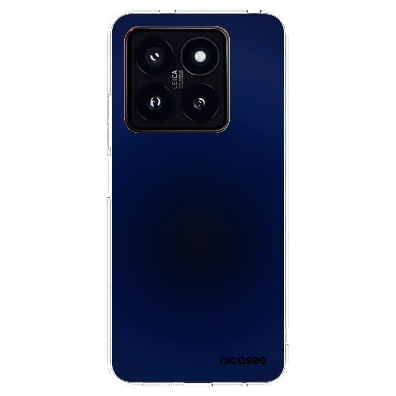 Silikonový průhledný obal pro Xiaomi 14 Pro - Deep Ocean