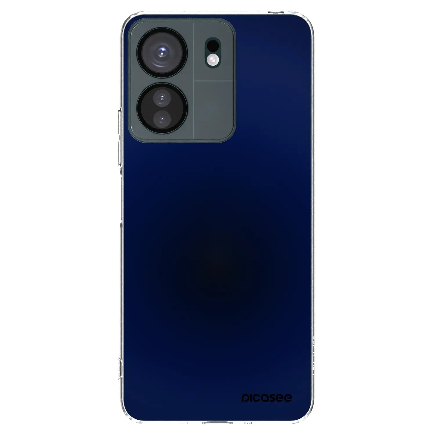 Silikonový průhledný obal pro Xiaomi Redmi 13C 4G - Deep Ocean