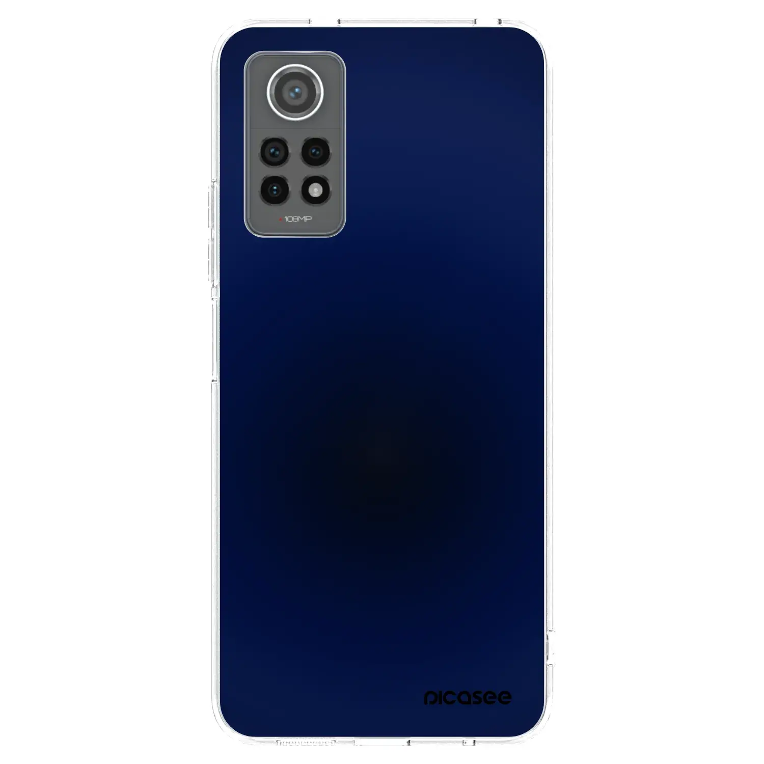 Silikonový průhledný obal pro Xiaomi Redmi Note 12 Pro 4G - Deep Ocean