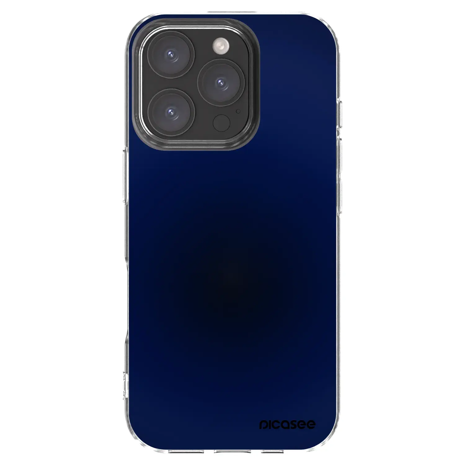 Silikonový průhledný obal pro Apple iPhone 16 Pro - Deep Ocean
