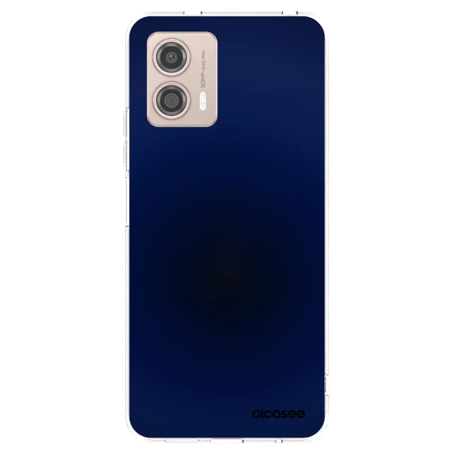 Silikonový průhledný obal pro Motorola Moto G53 5G - Deep Ocean