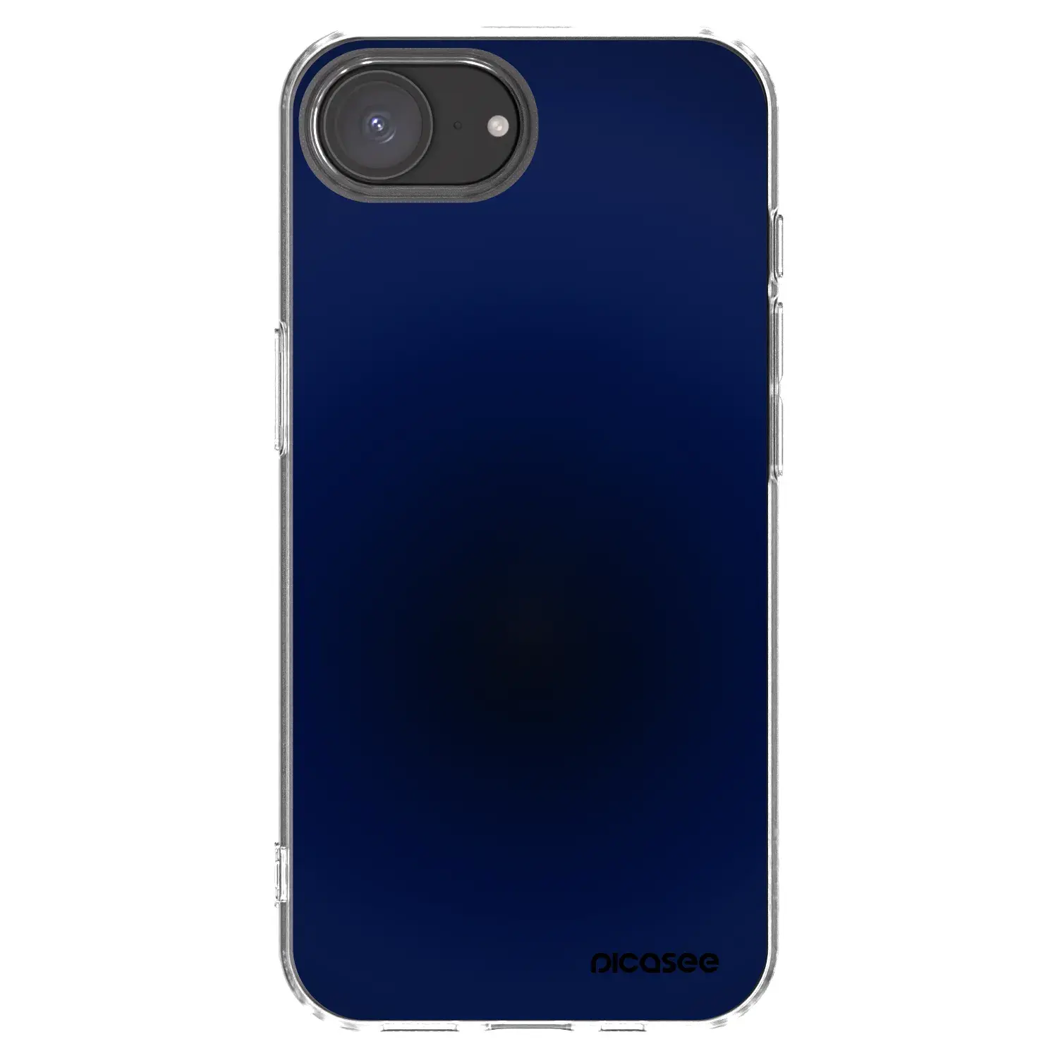 Silikonový průhledný obal pro Apple iPhone 16e - Deep Ocean