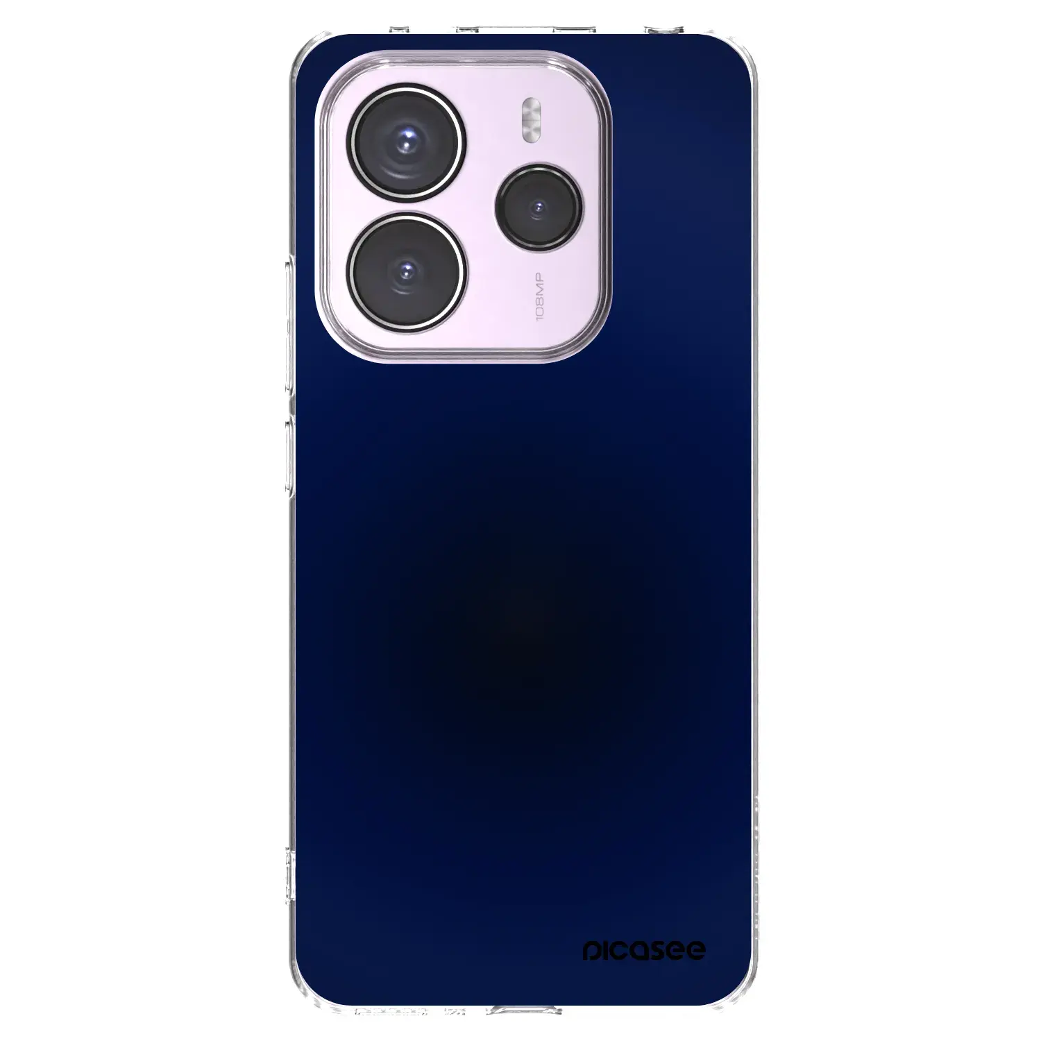 Silikonový průhledný obal pro Xiaomi Redmi Note 14 5G - Deep Ocean