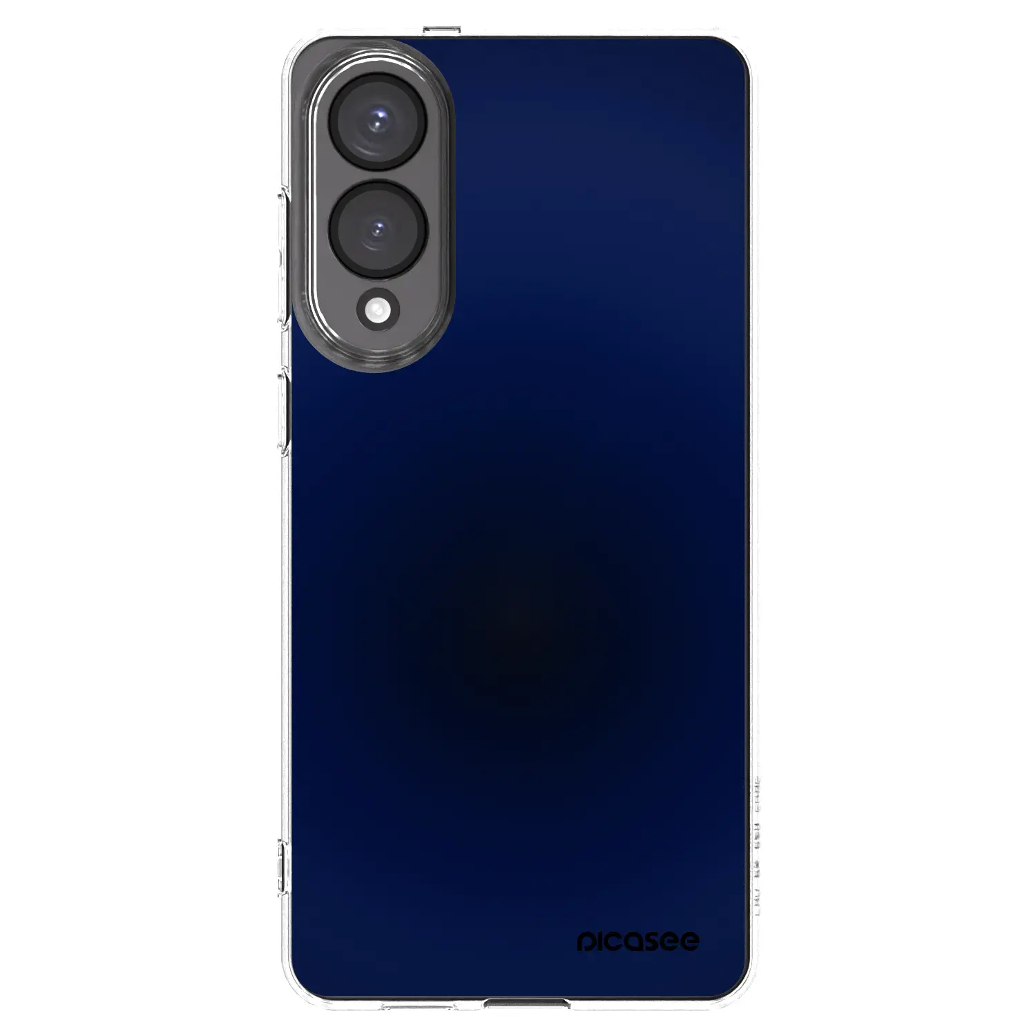 Silikonový průhledný obal pro Samsung Galaxy S25 Edge 5G - Deep Ocean