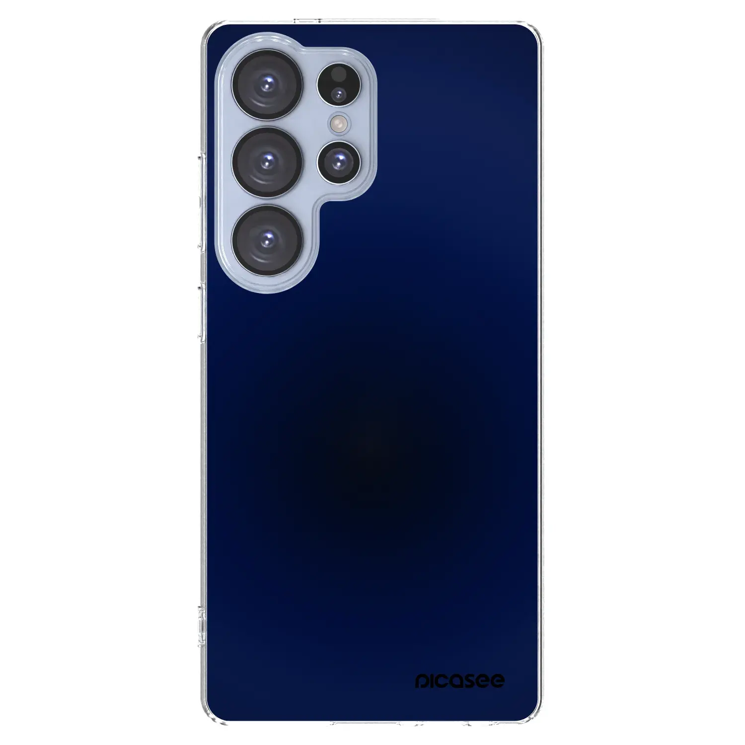 Silikonový průhledný obal pro Samsung Galaxy S25 Ultra 5G - Deep Ocean