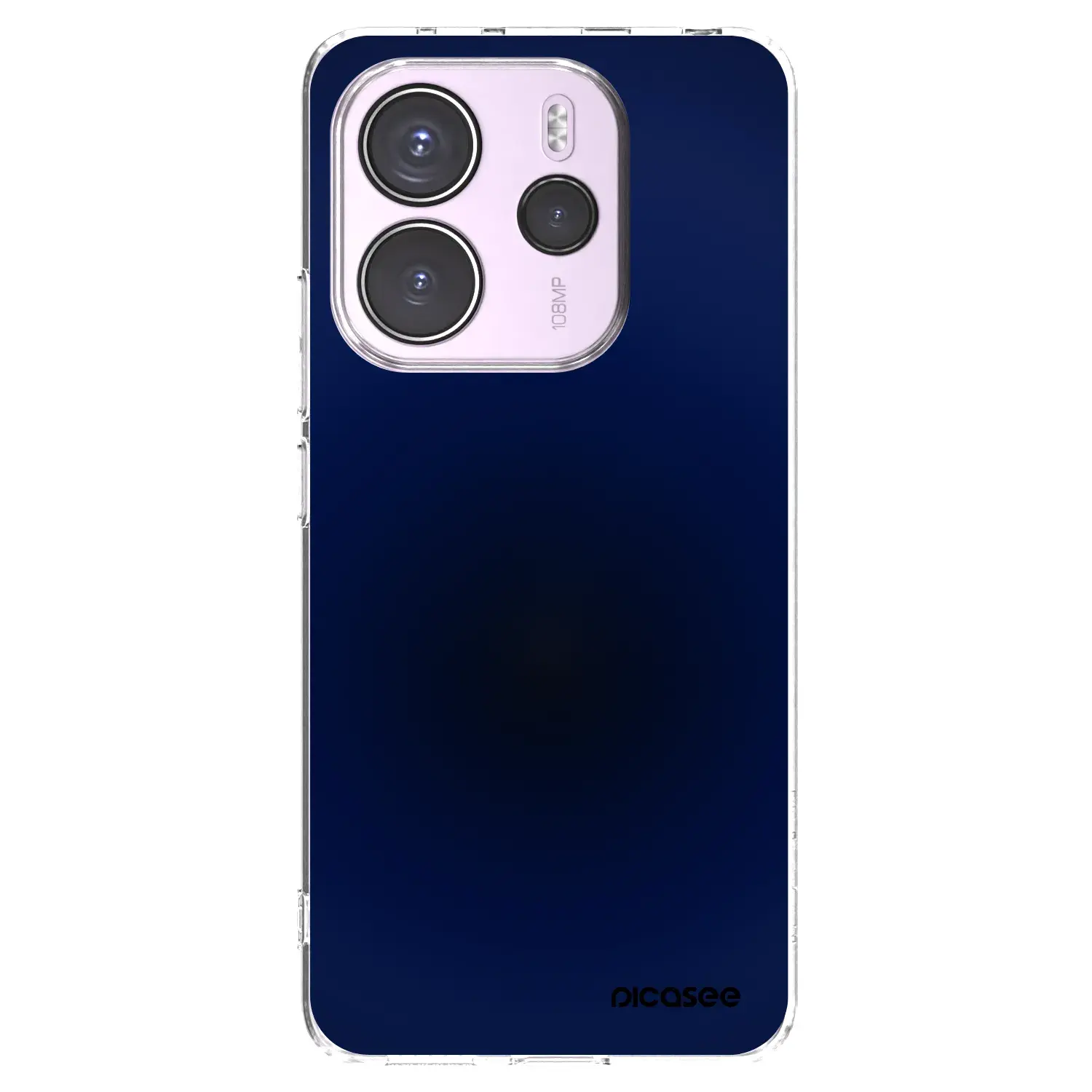 Silikonový průhledný obal pro Xiaomi Redmi Note 14 4G - Deep Ocean