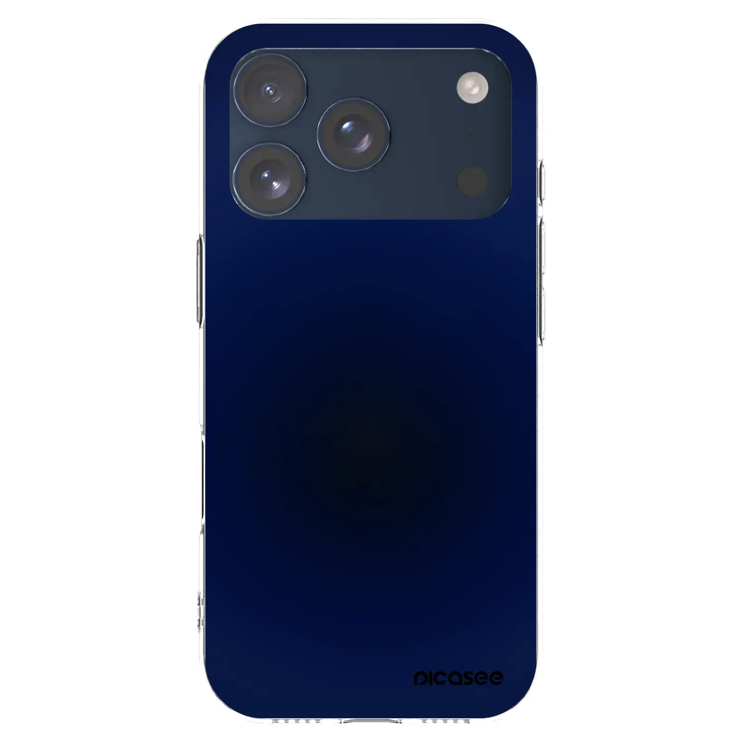 Silikonový průhledný obal pro Apple iPhone 17 Pro - Deep Ocean