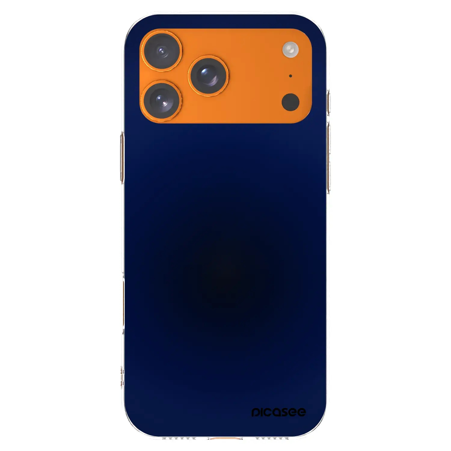 Silikonový průhledný obal pro Apple iPhone 17 Pro Max - Deep Ocean