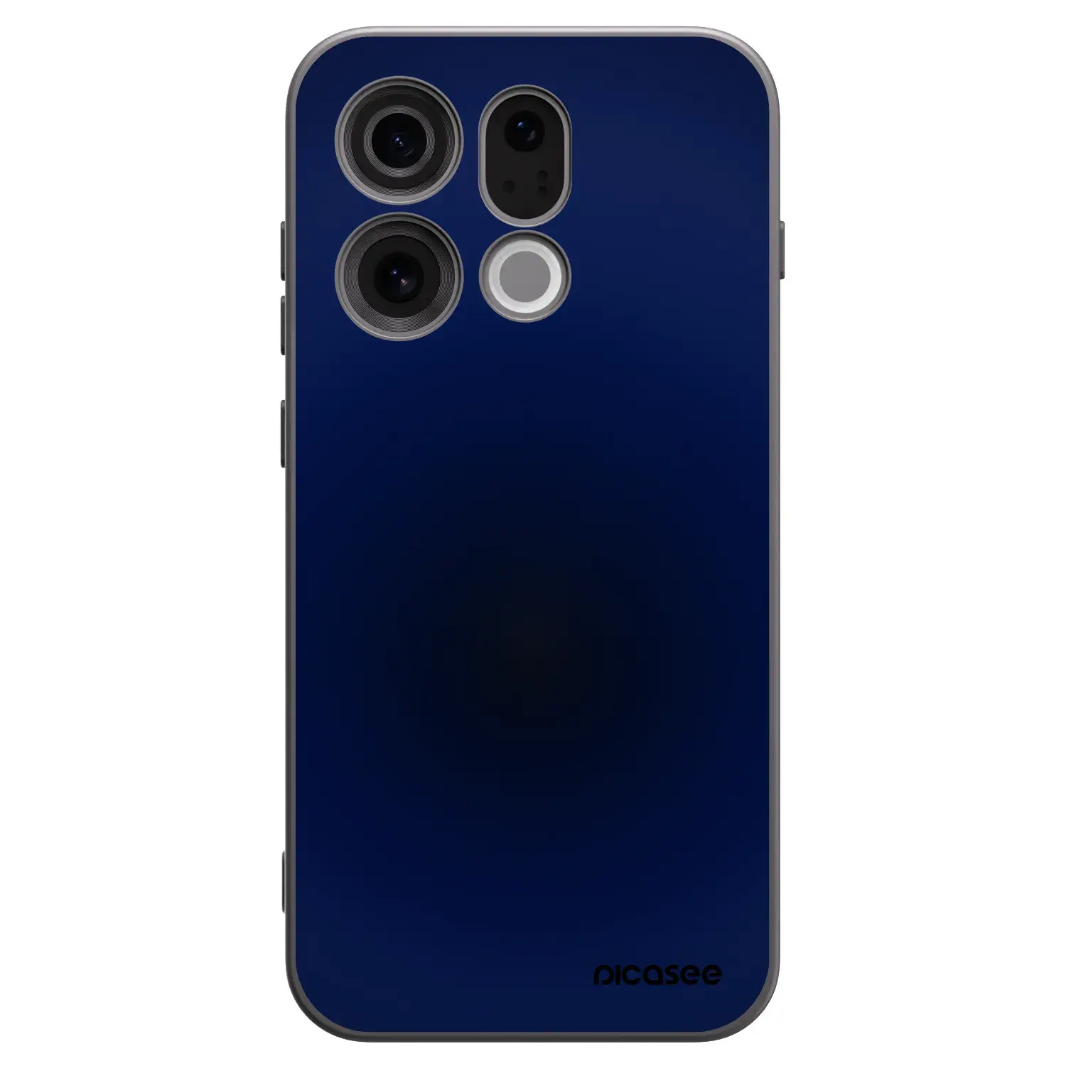 Silikonový černý obal pro OPPO Find X9 - Deep Ocean
