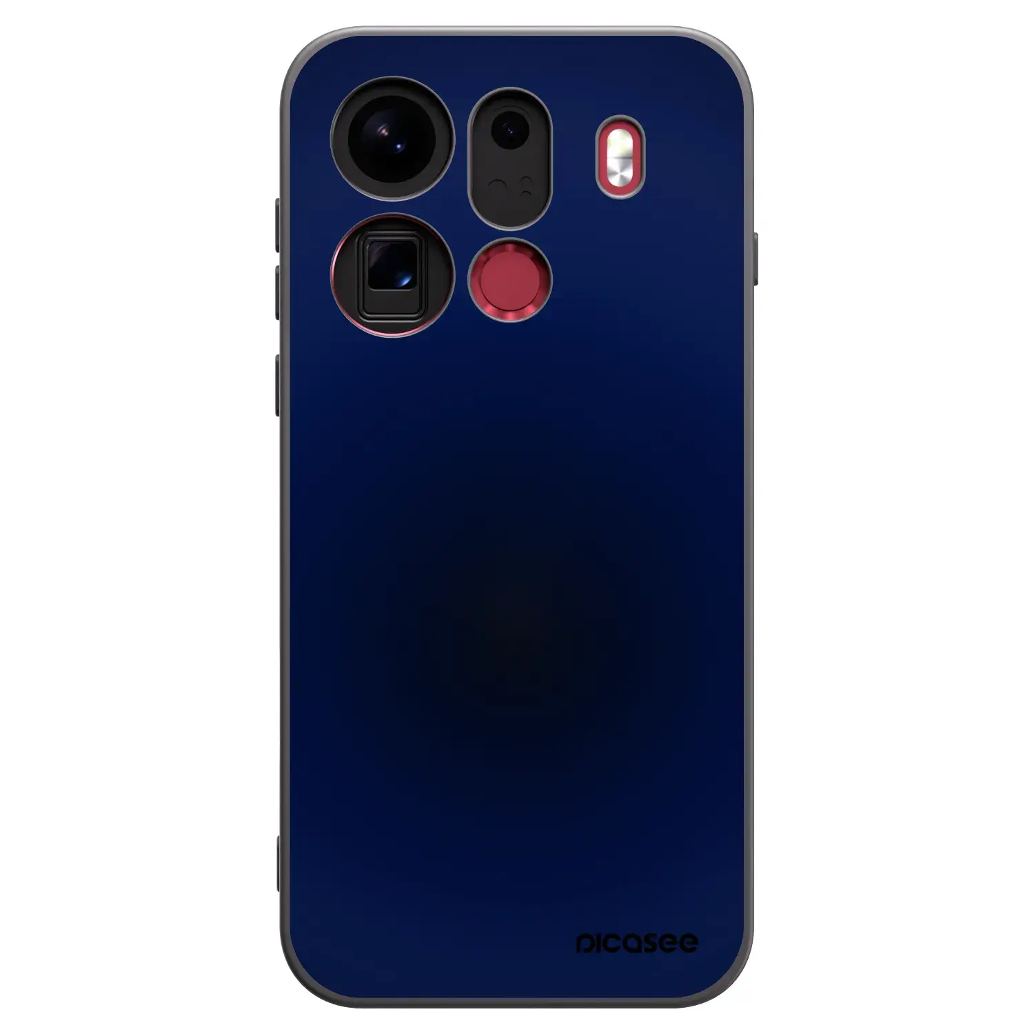 Silikonový černý obal pro OPPO Find X9 Pro - Deep Ocean