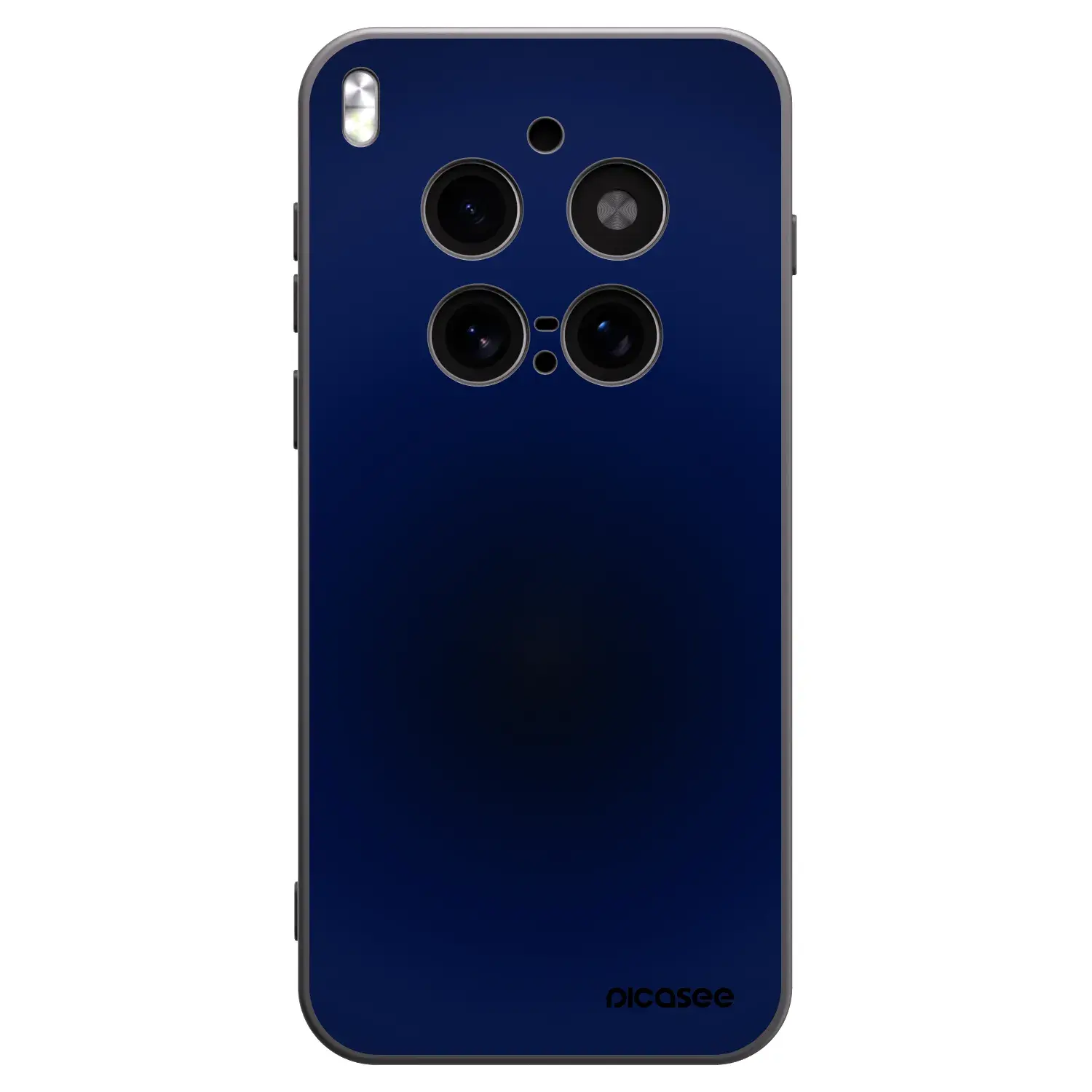 Silikonový černý obal pro Vivo X300 Pro - Deep Ocean