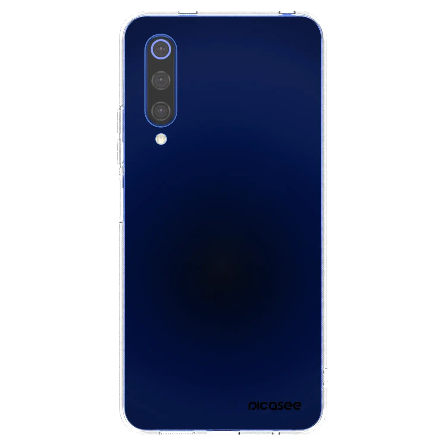 Silikonový průhledný obal pro Xiaomi Mi 9 SE - Deep Ocean