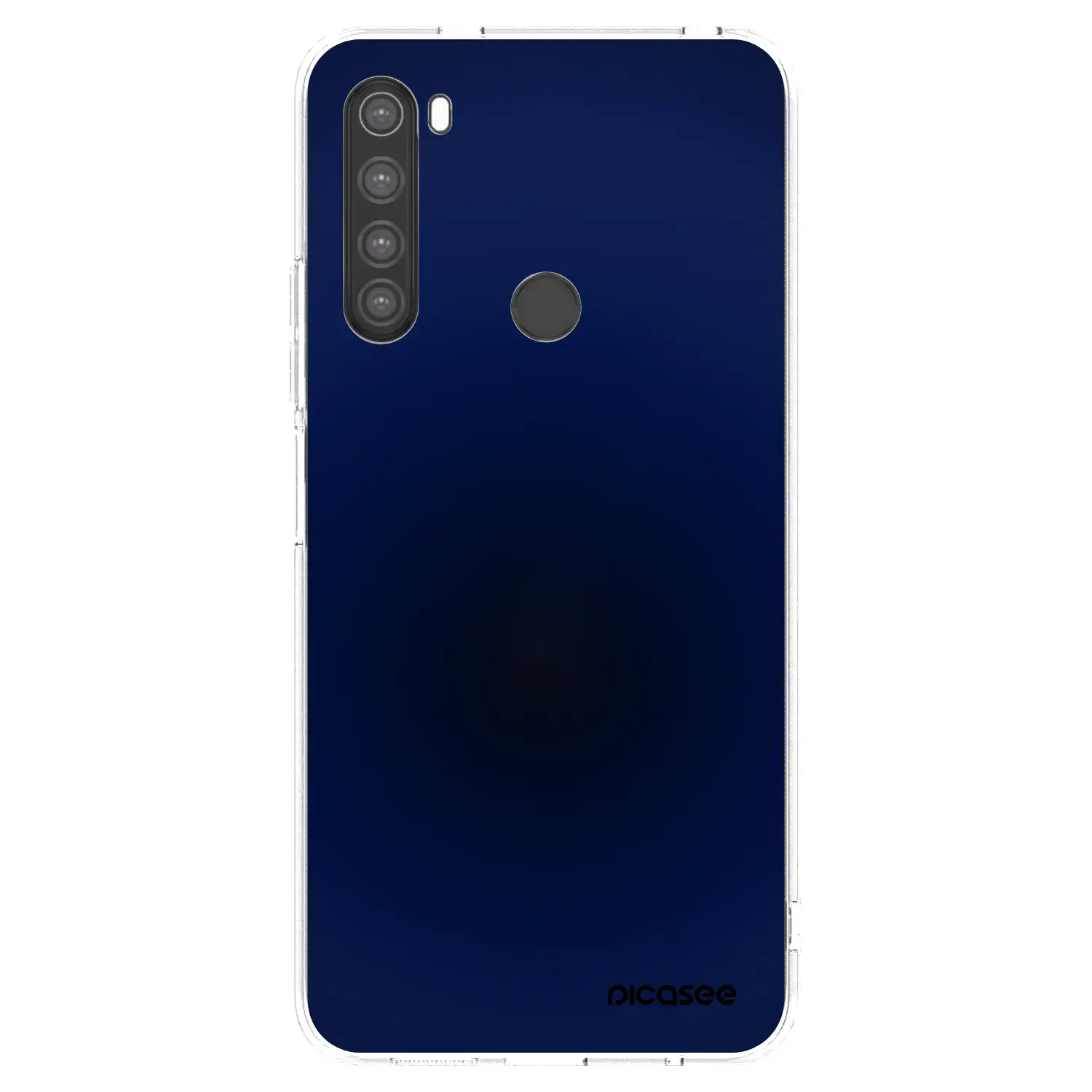 Silikonový průhledný obal pro Xiaomi Redmi Note 8 - Deep Ocean