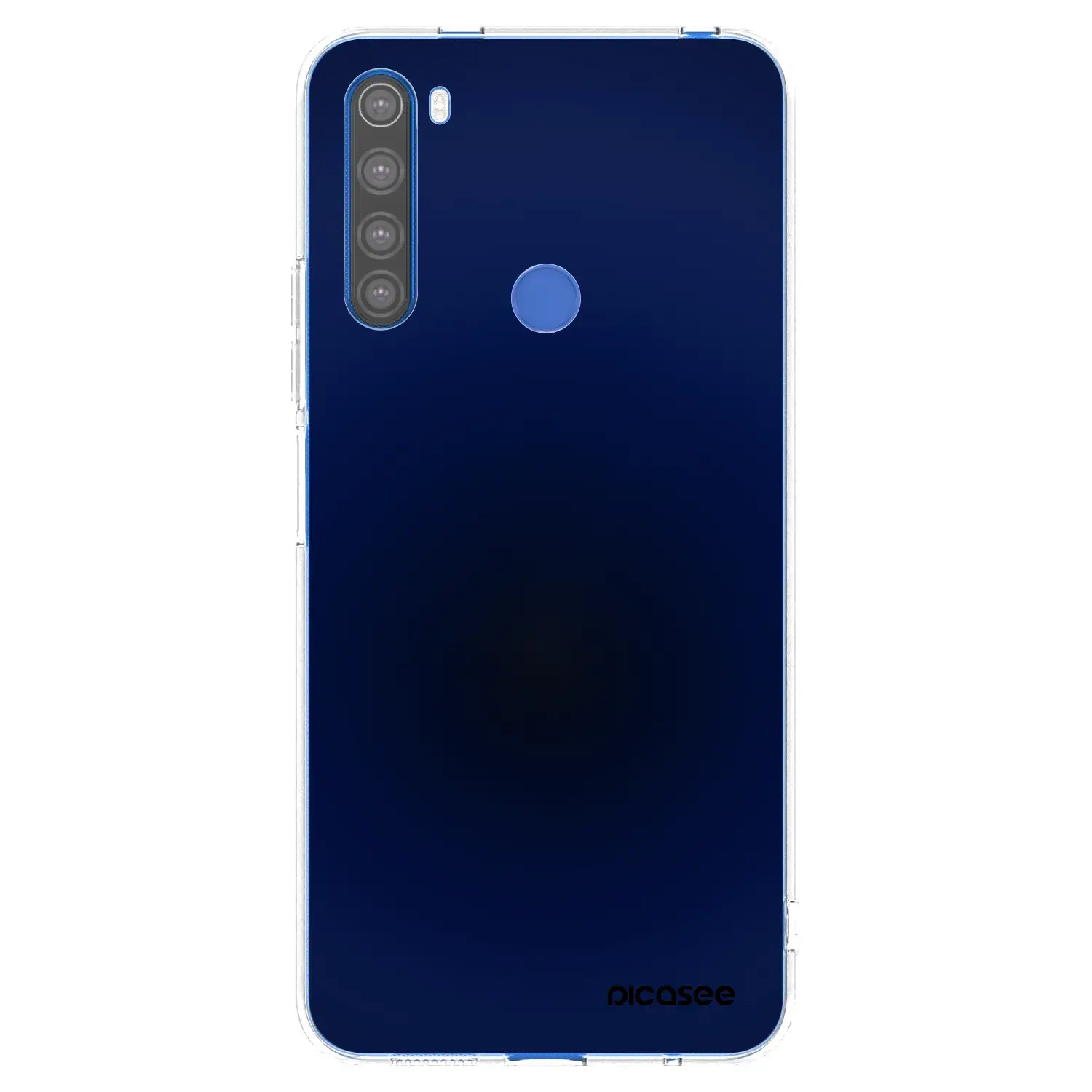 Silikonový průhledný obal pro Xiaomi Redmi Note 8T - Deep Ocean