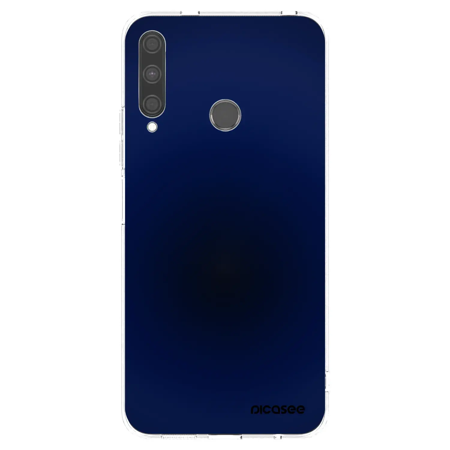 Silikonový průhledný obal pro Huawei P40 Lite E - Deep Ocean